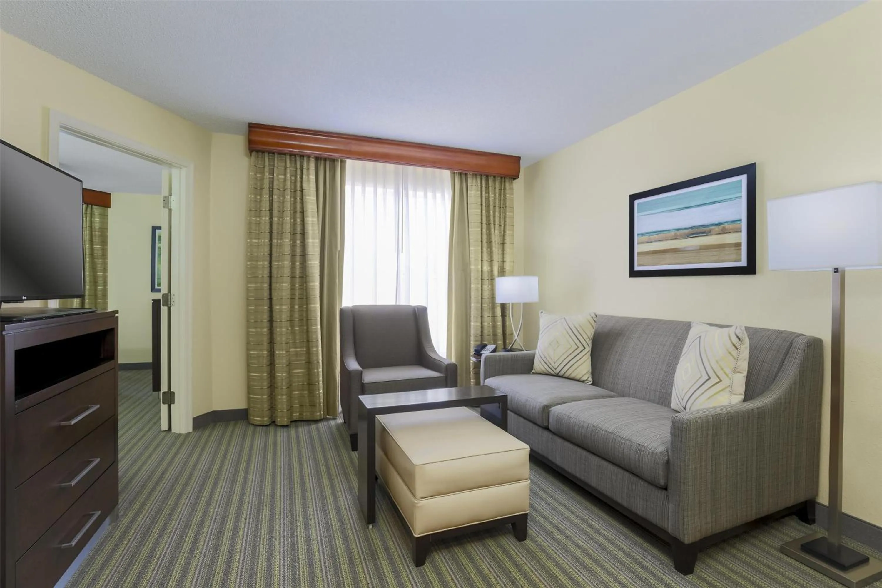 Living room in Homewood Suites by Hilton St. Petersburg Clearwater