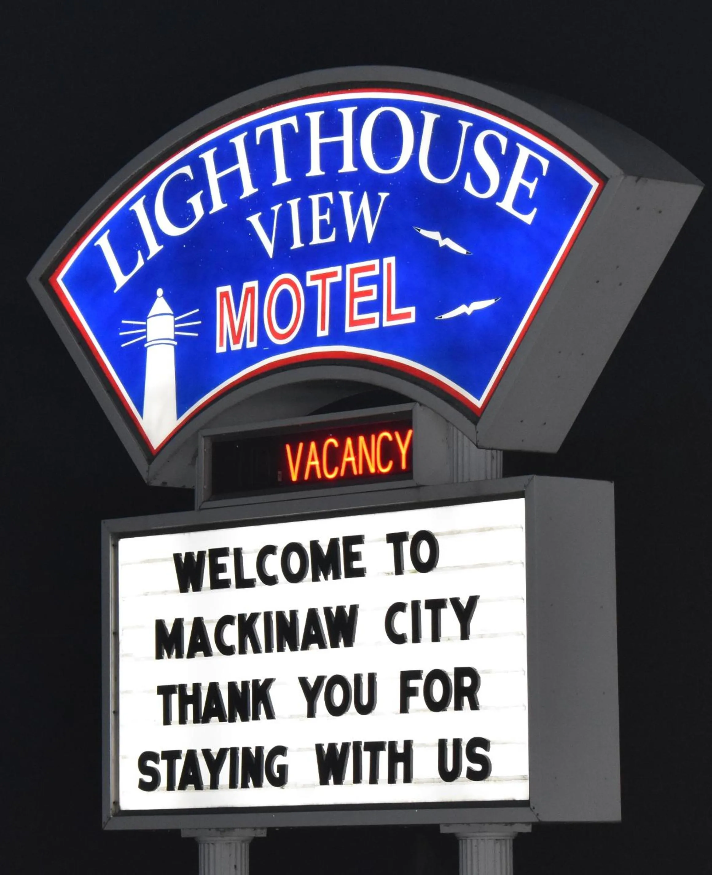 Property logo or sign in Lighthouse View Motel