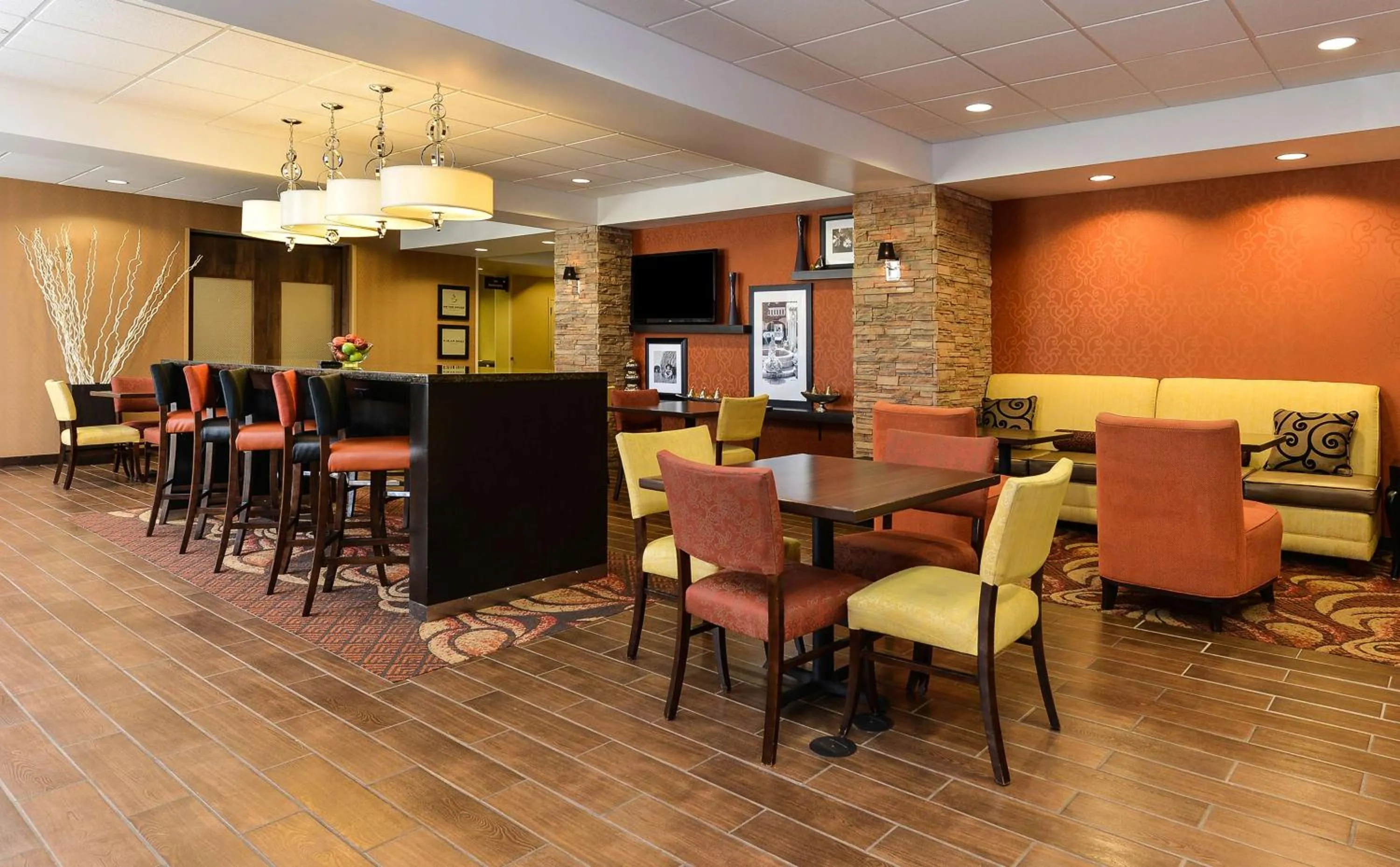 Lobby or reception in Hampton Inn Clinton