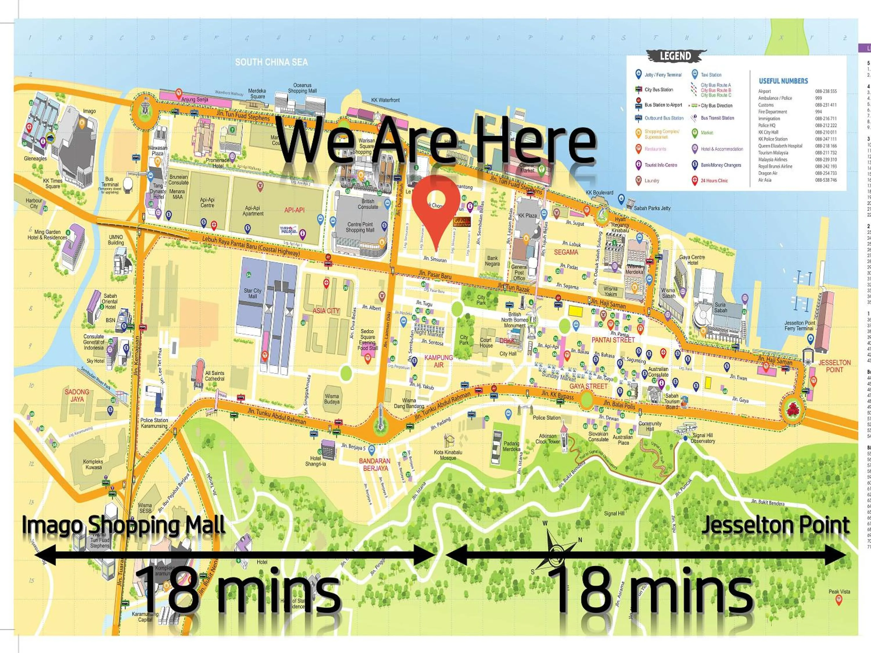 Location in Signel Hostel