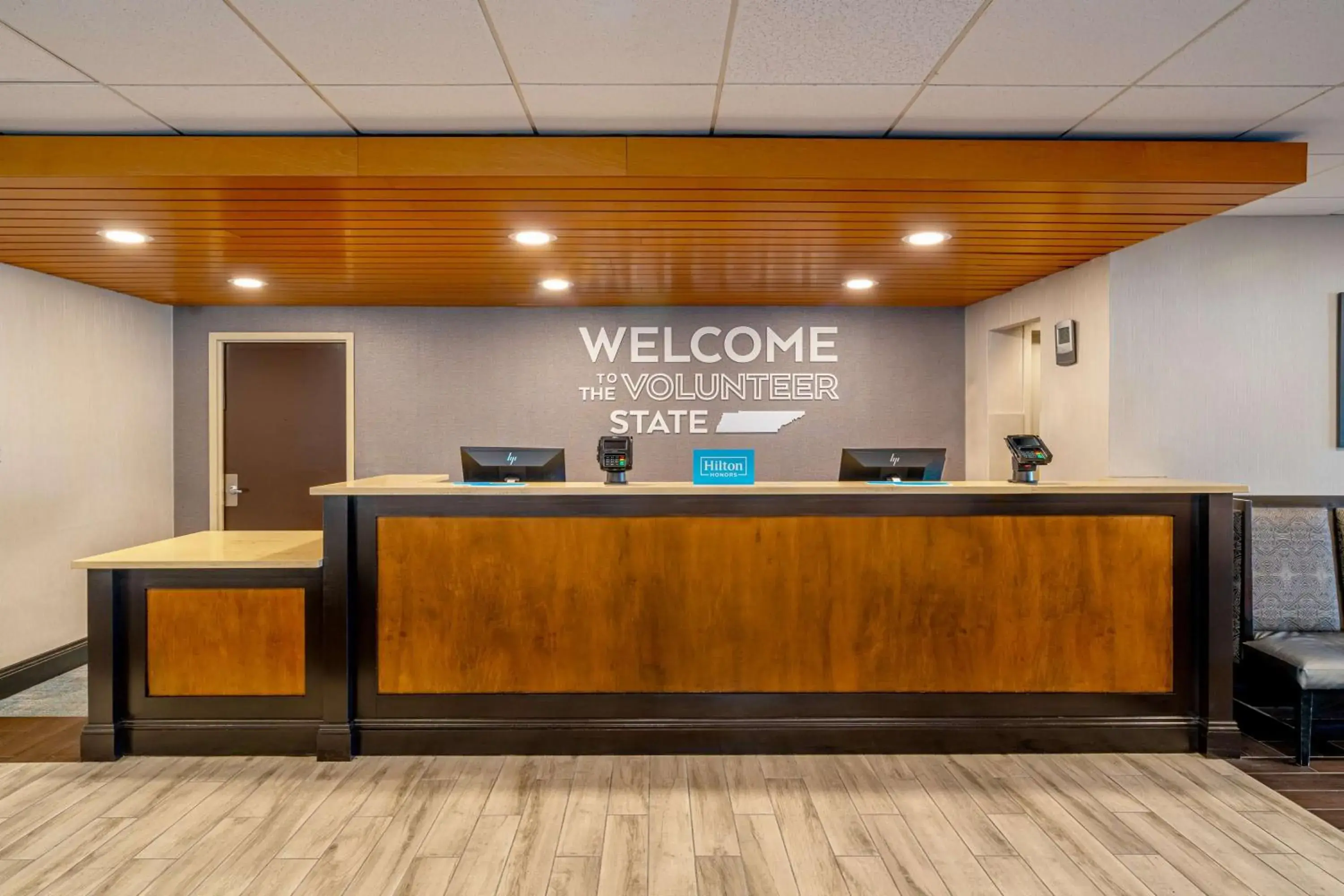 Lobby or reception in Hampton Inn Nashville / Vanderbilt Lobby or reception in Hampton Inn Nashville / Vanderbilt