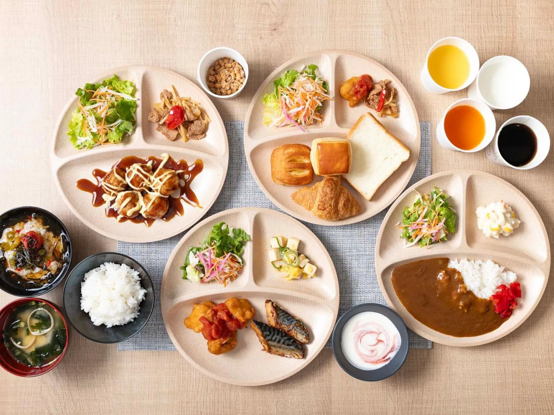 Breakfast in Super Hotel JR Shin-Osaka Higashiguchi