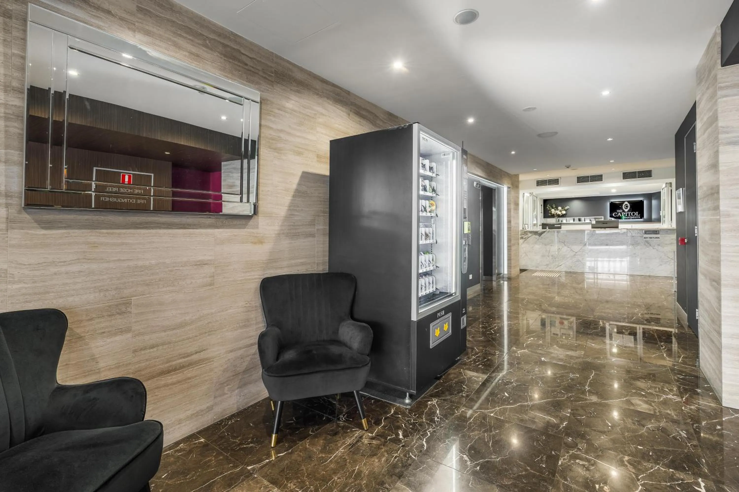 Lobby or reception in The Capitol Apartments