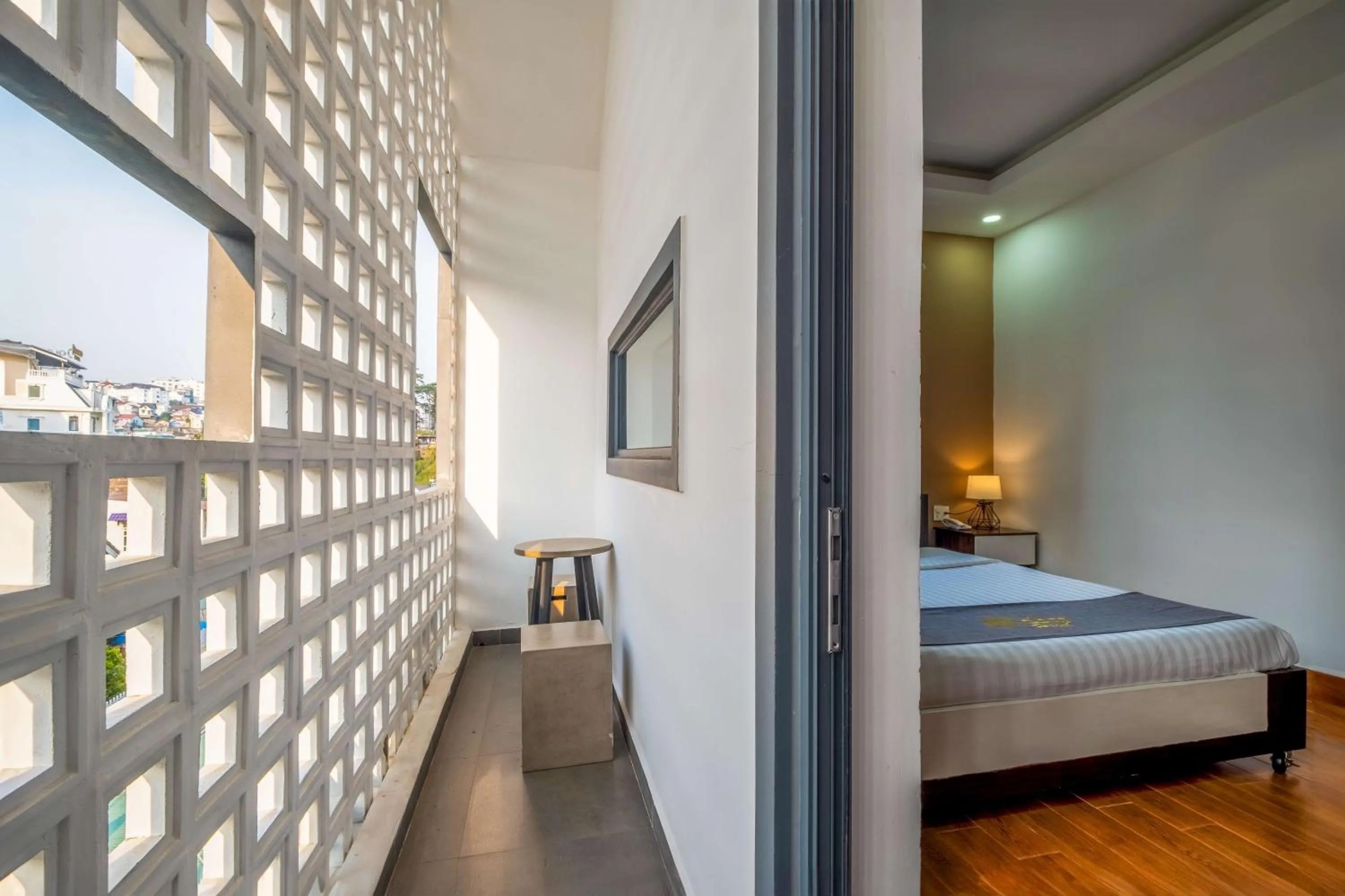 Bedroom, Bed in Richy Dalat Hotel