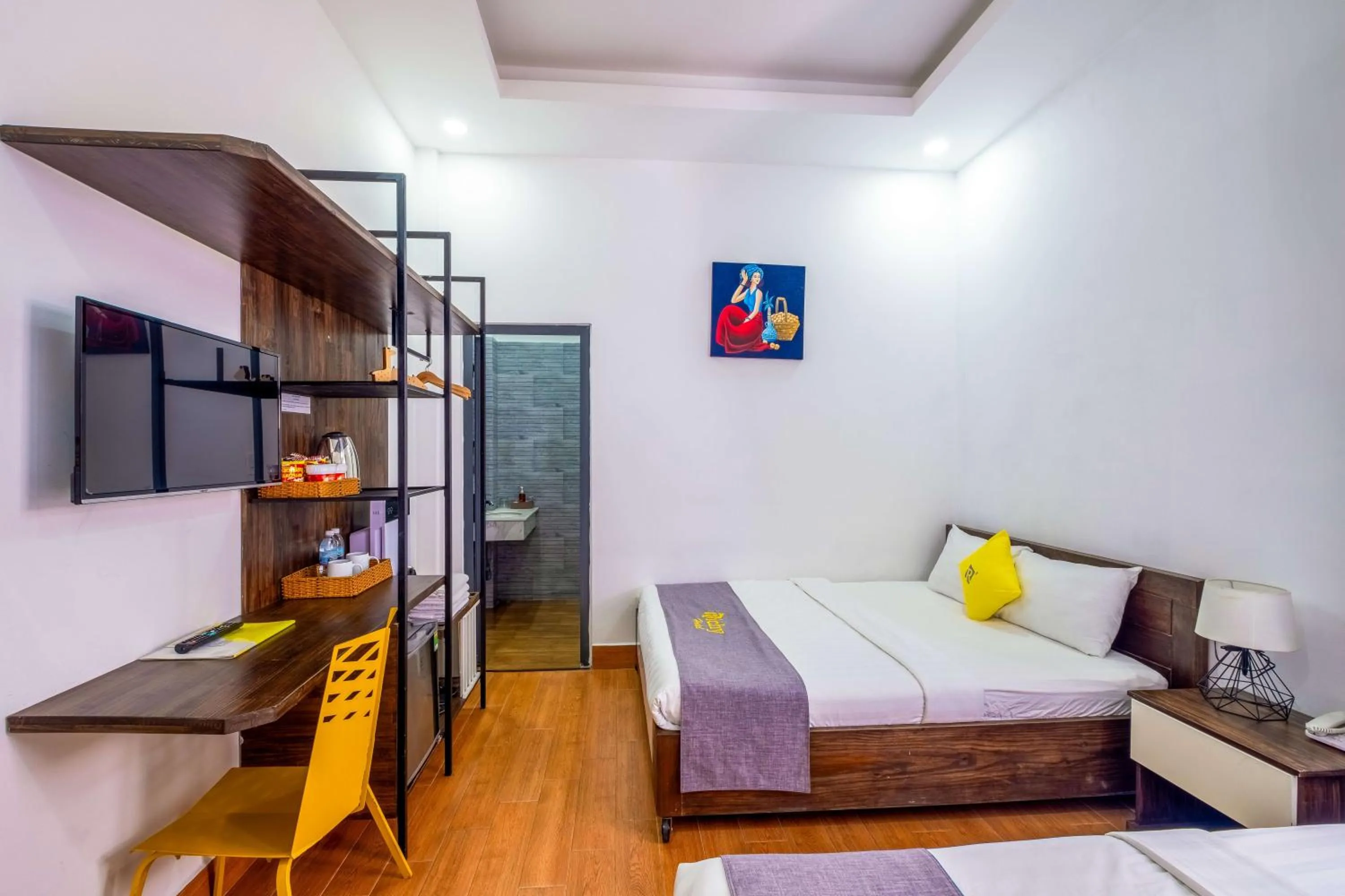 Bedroom, Bed in Richy Dalat Hotel