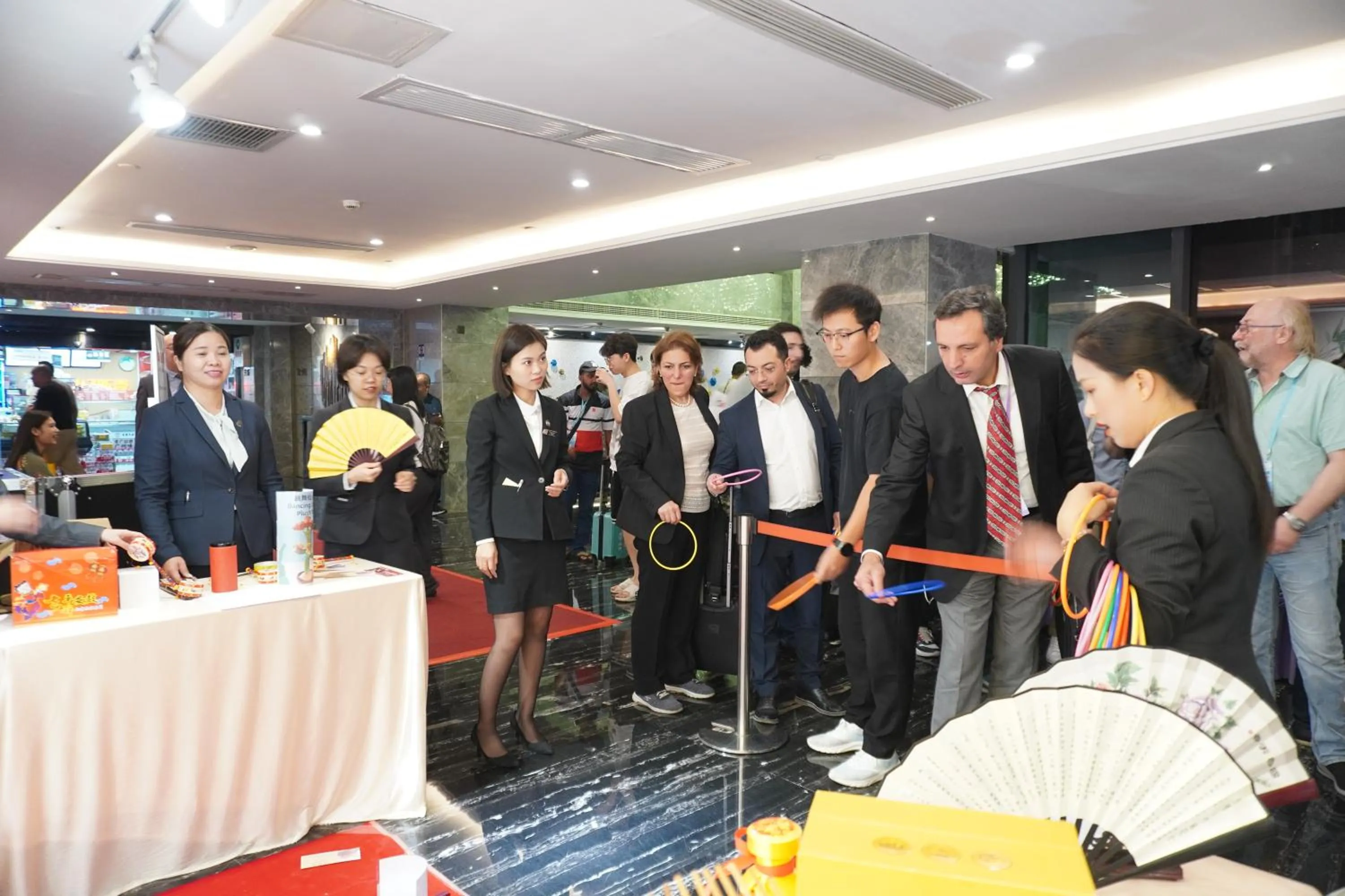 Staff in La Perle International Hotel