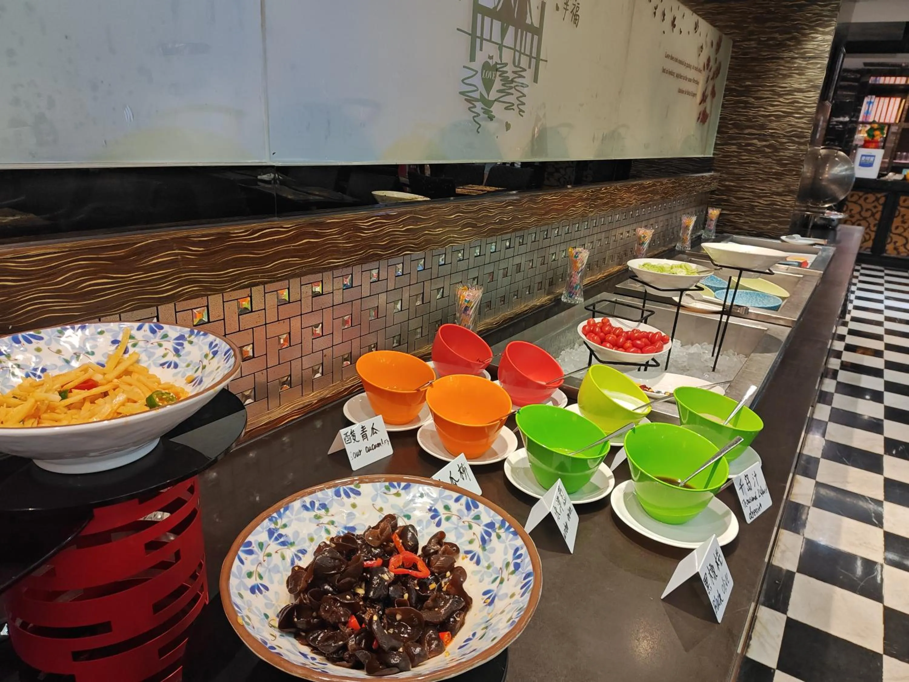 Breakfast in La Perle International Hotel