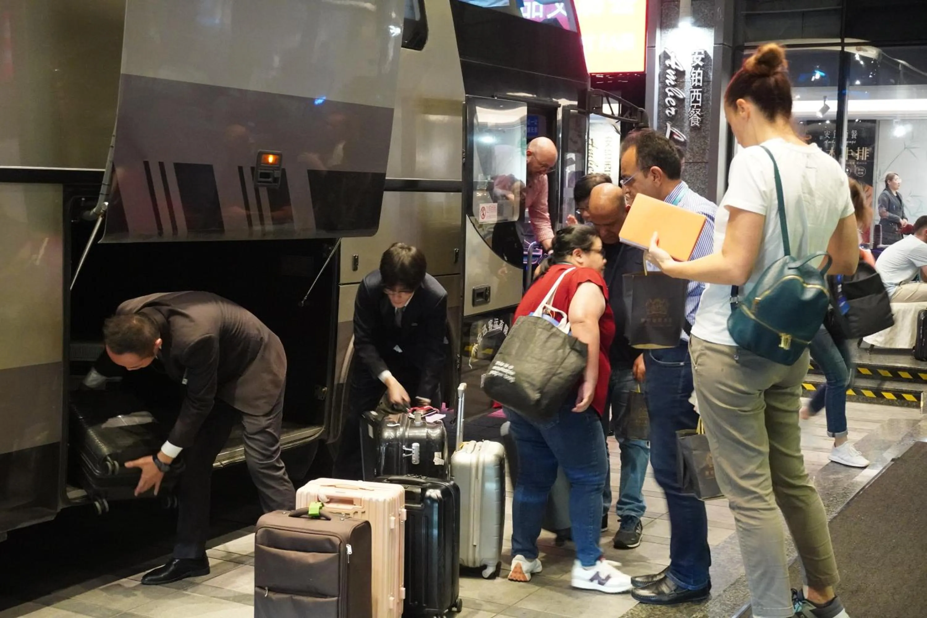 Staff in La Perle International Hotel