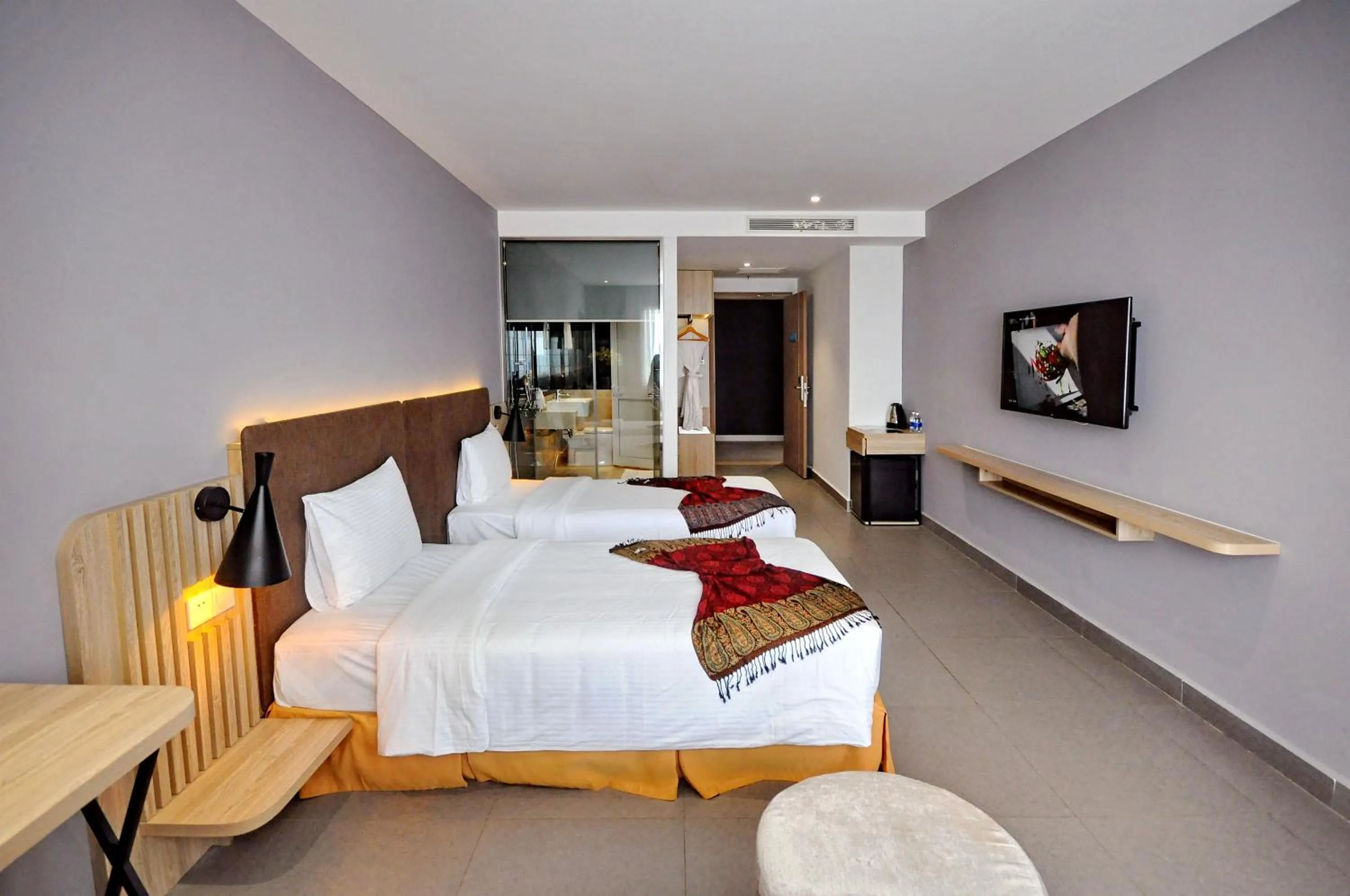 Photo of the whole room, Bed in Anrizon Hotel Nha Trang