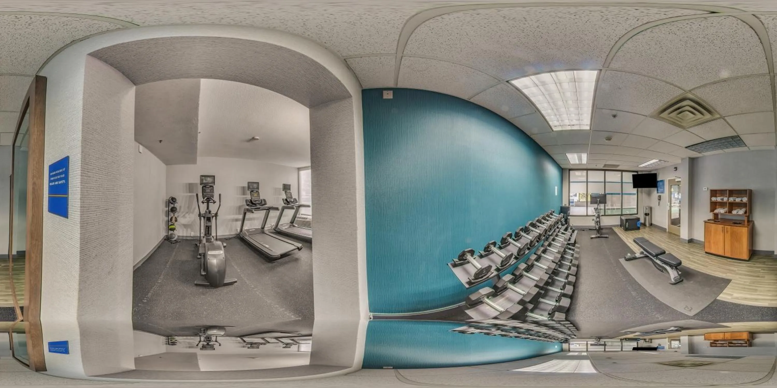 Fitness centre/facilities in Hampton Inn Bridgeport/Clarksburg