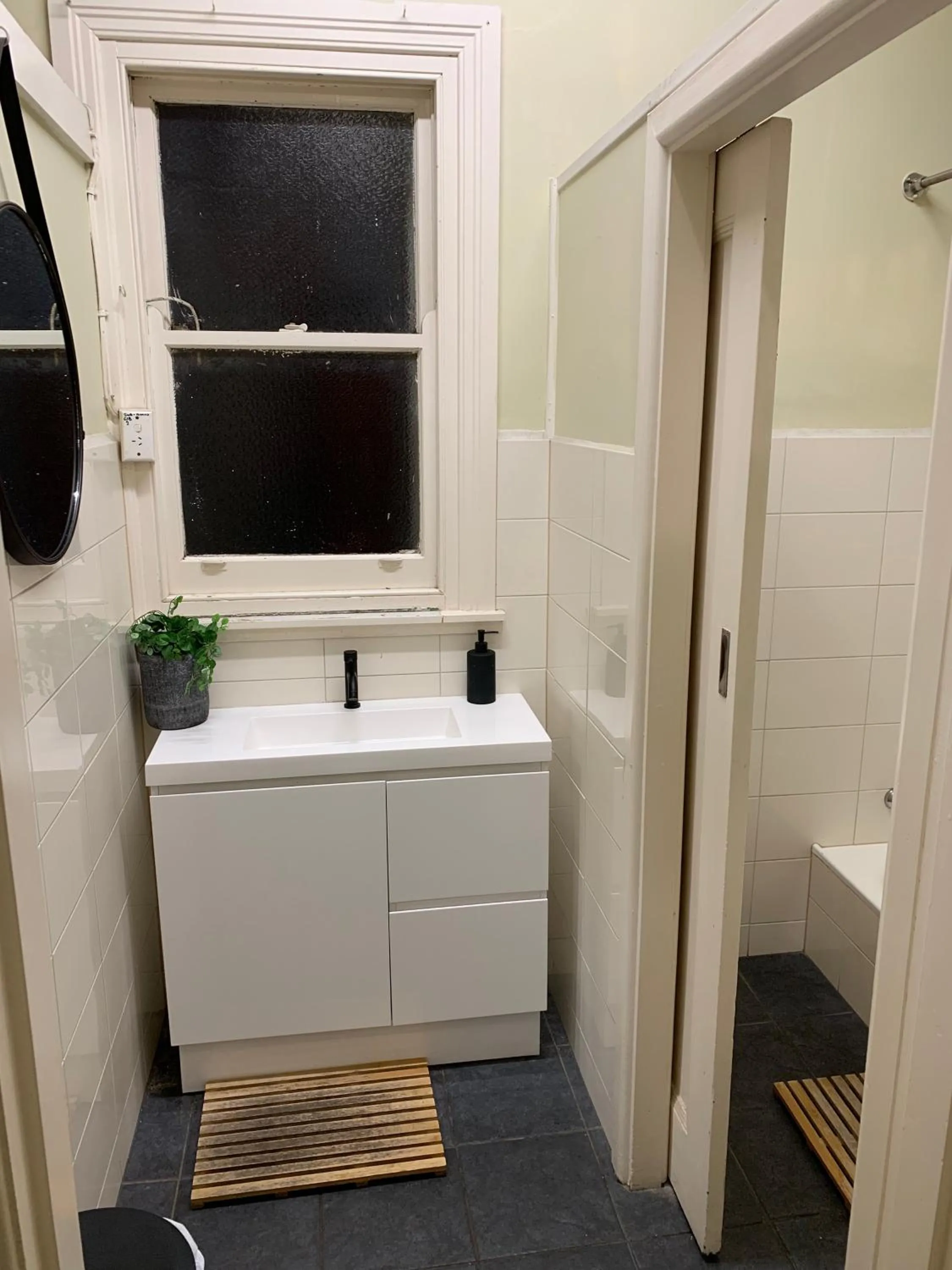 Bathroom in Central Club Hotel