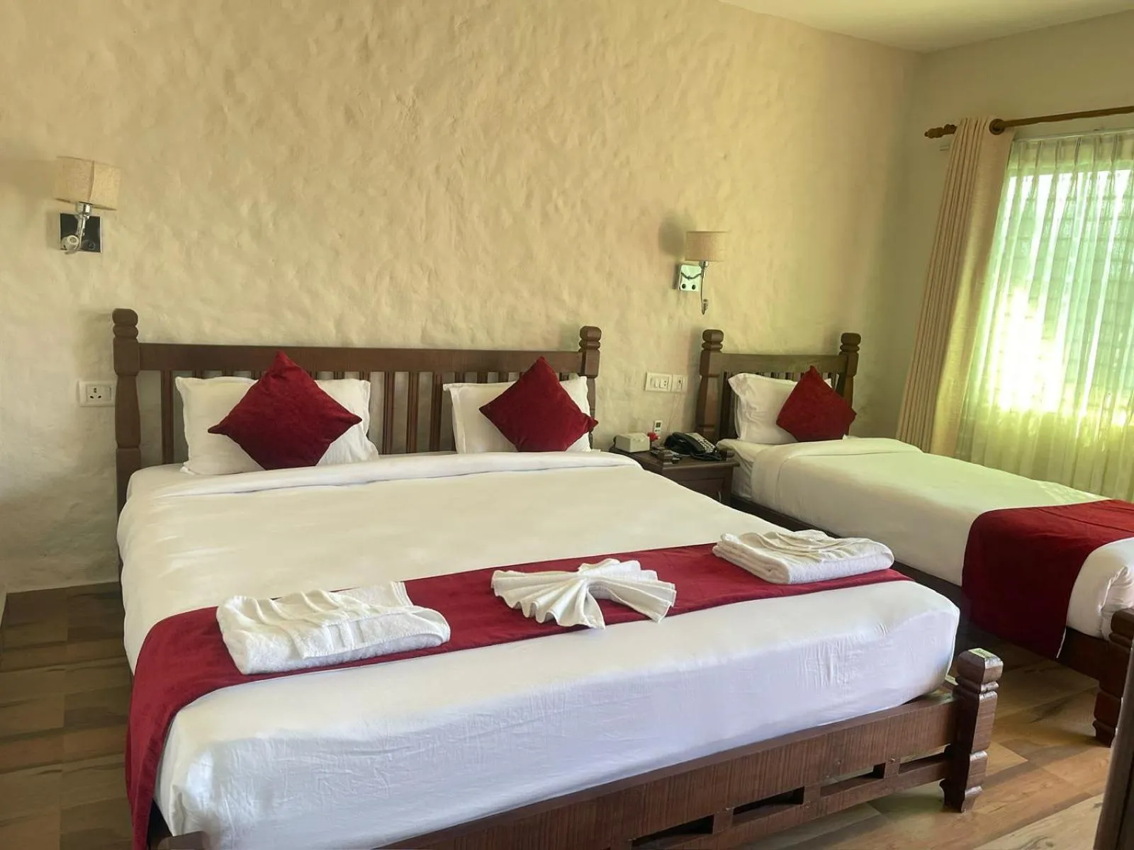 Bed in The Culture Resort