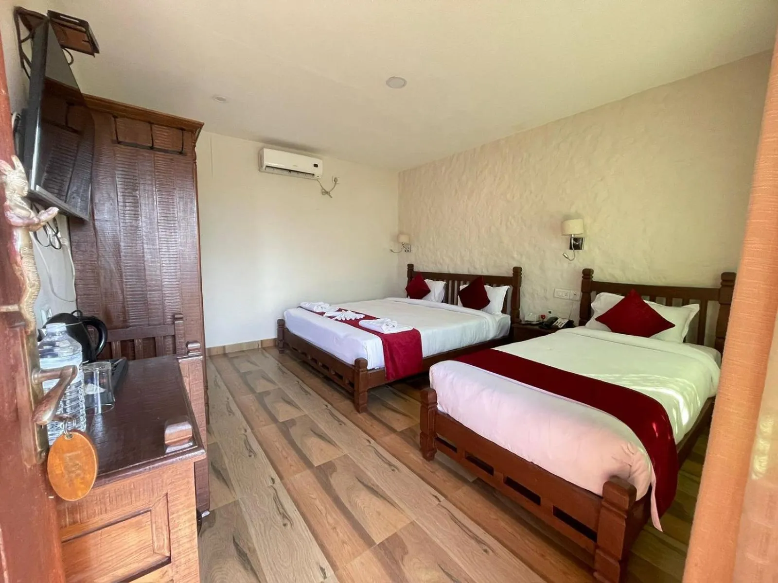 Bed in The Culture Resort