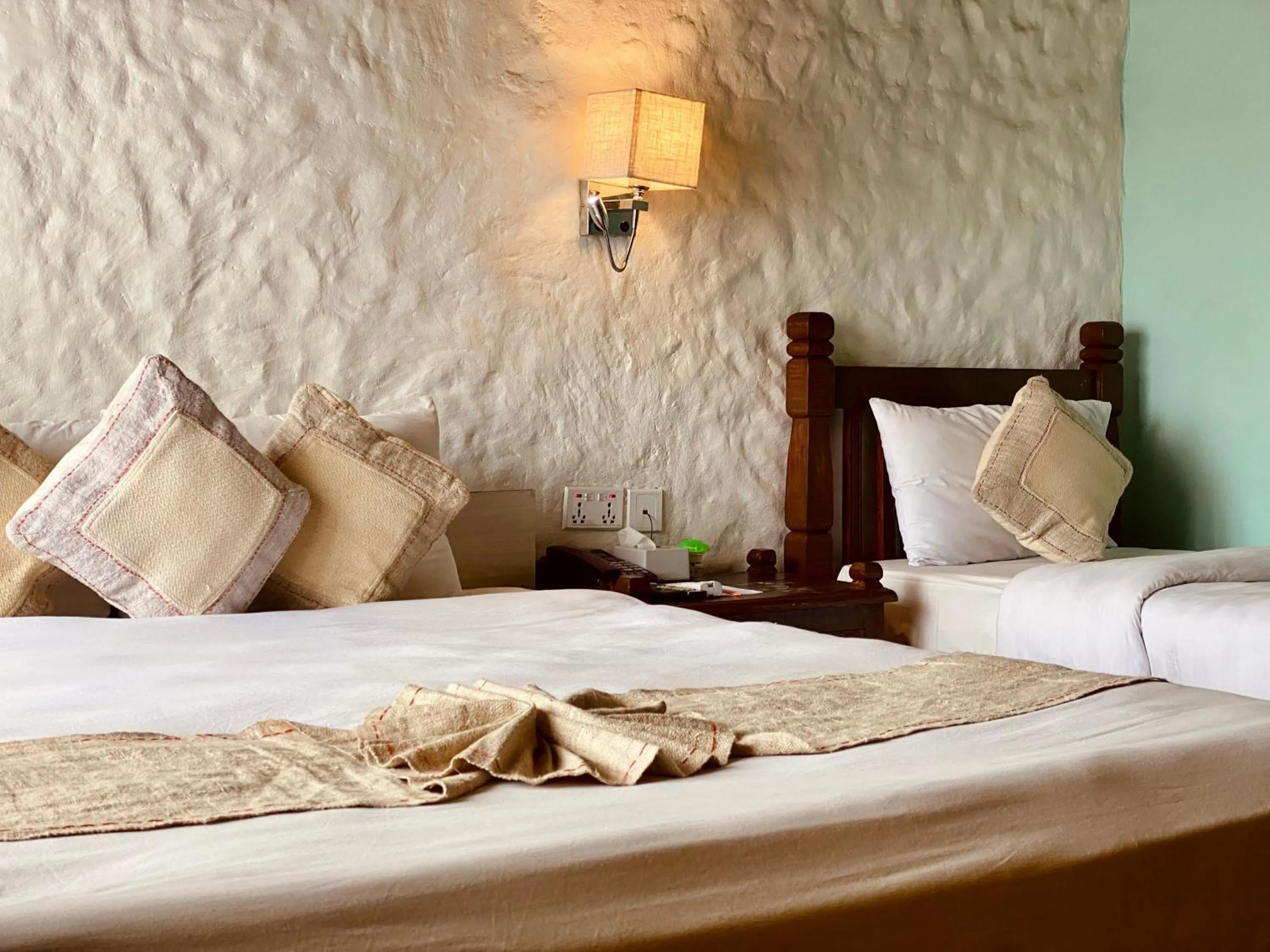 Bed in The Culture Resort