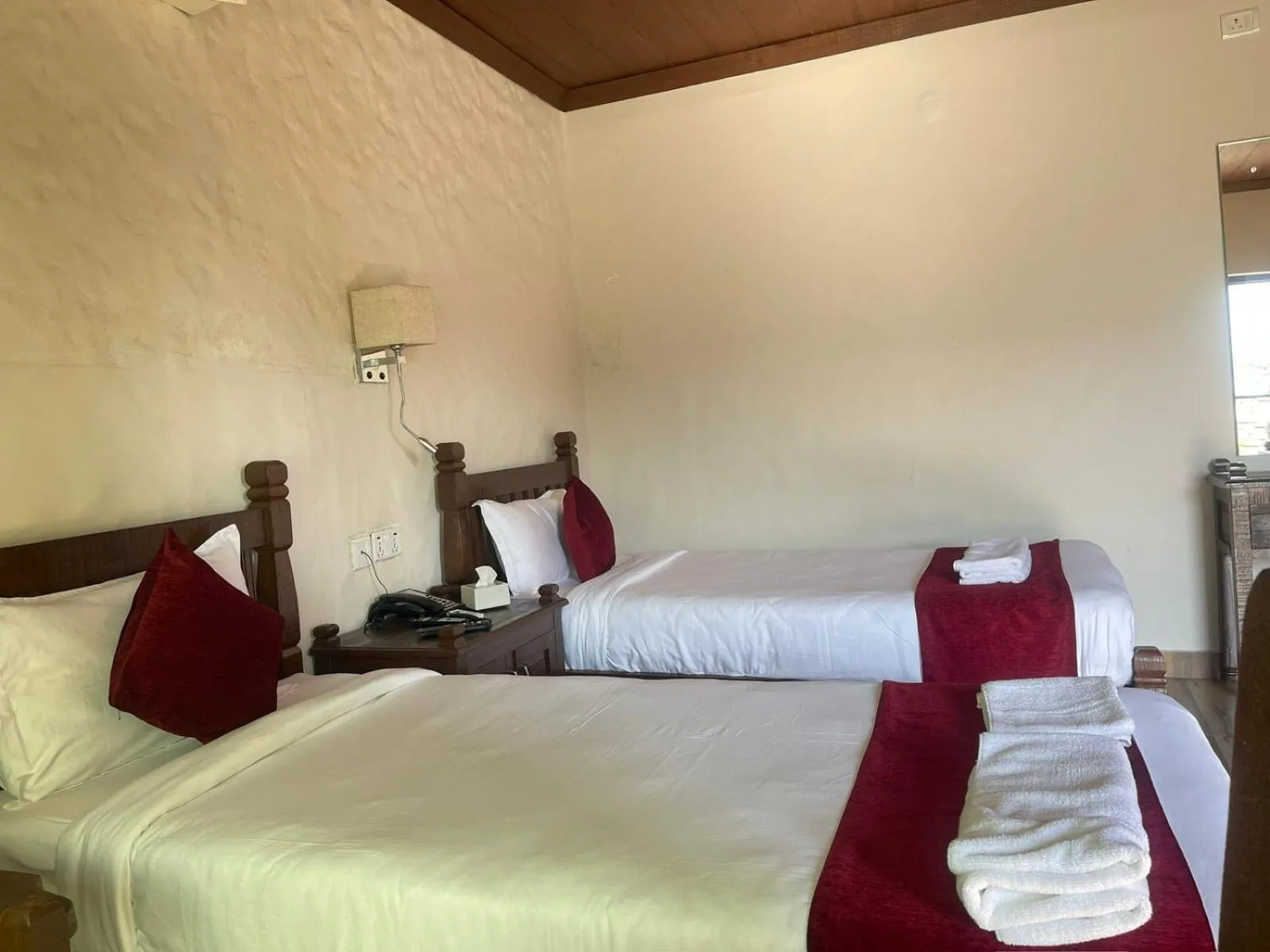 Bed in The Culture Resort