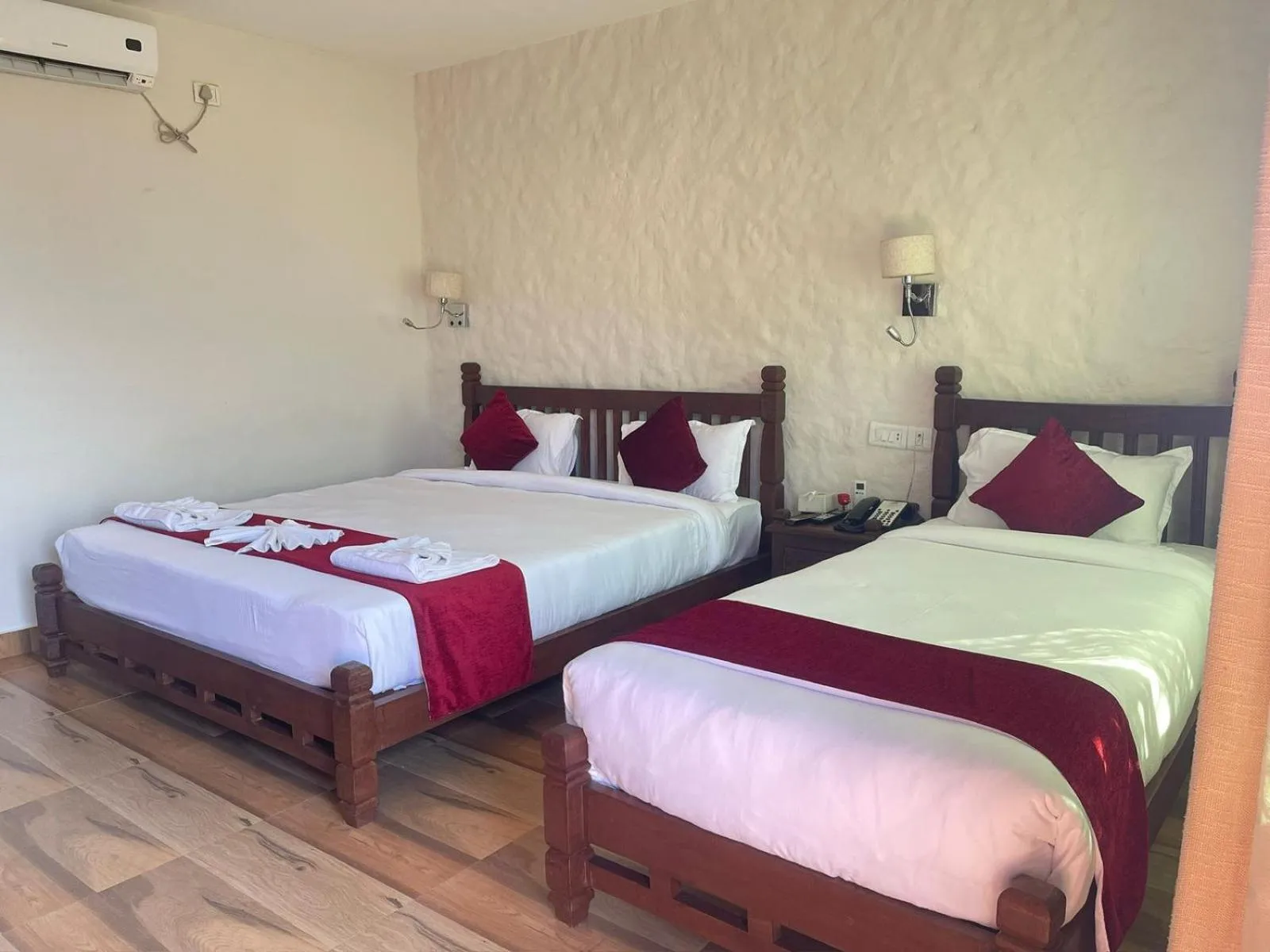 Bed in The Culture Resort