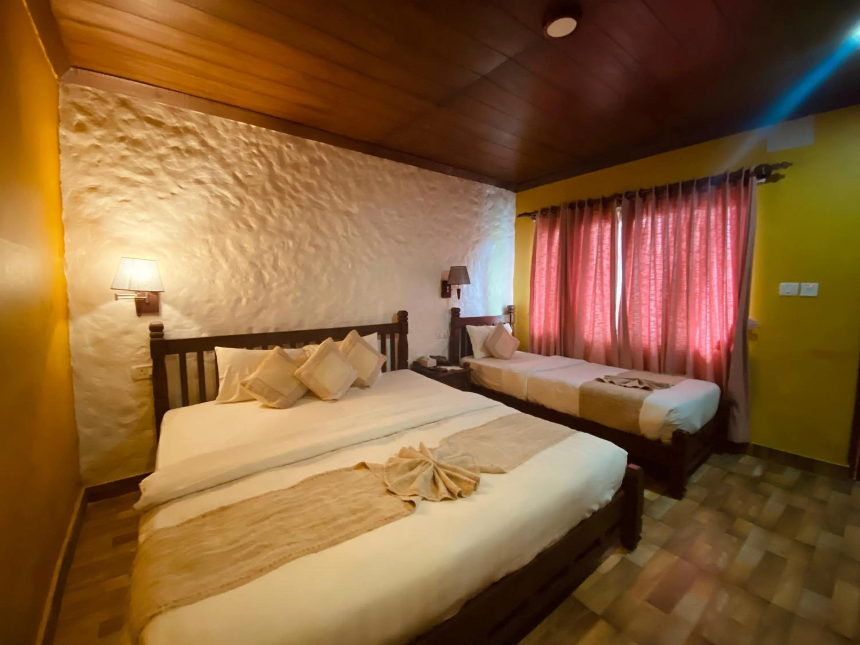 Bed in The Culture Resort