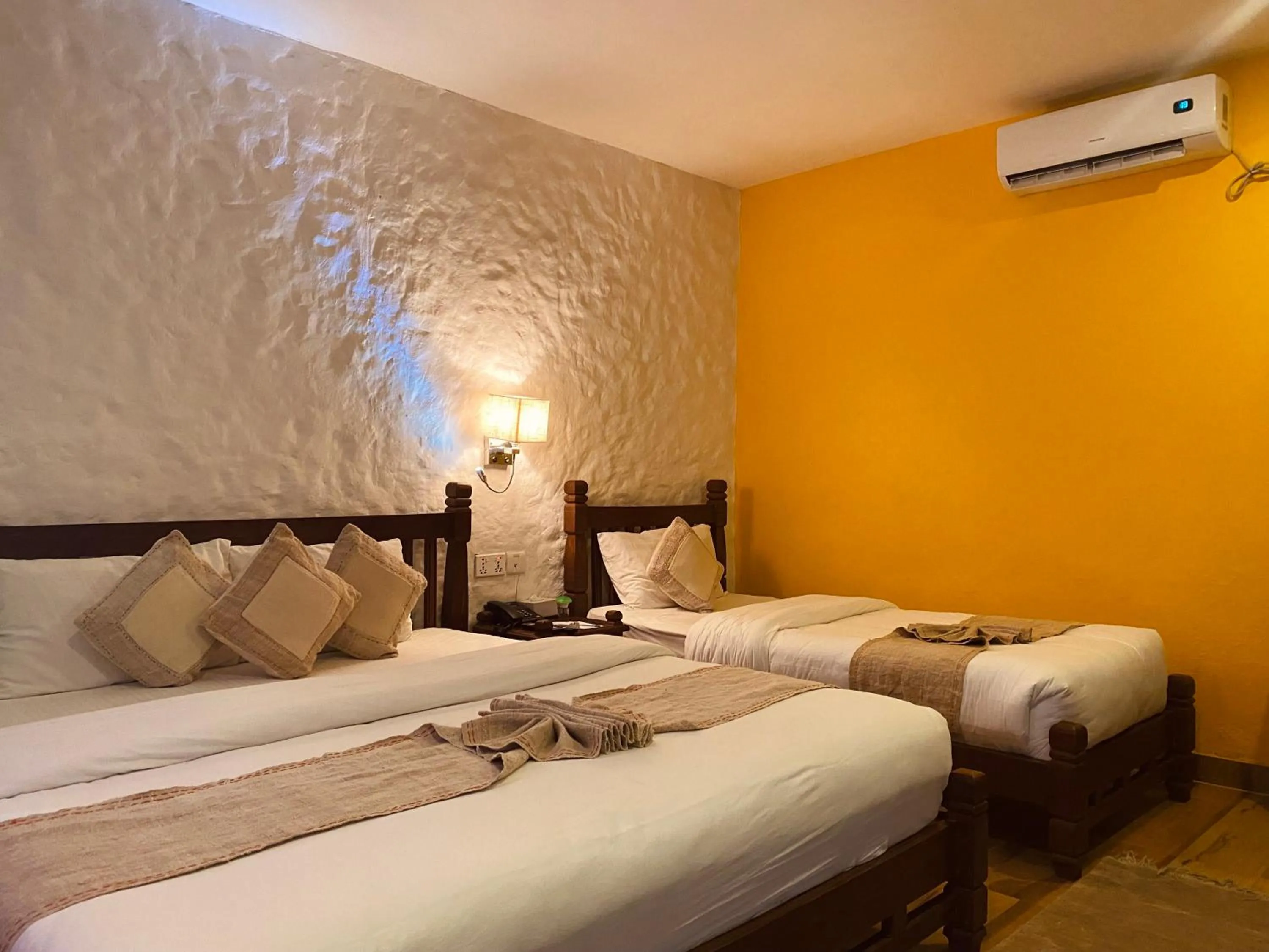 Bed in The Culture Resort