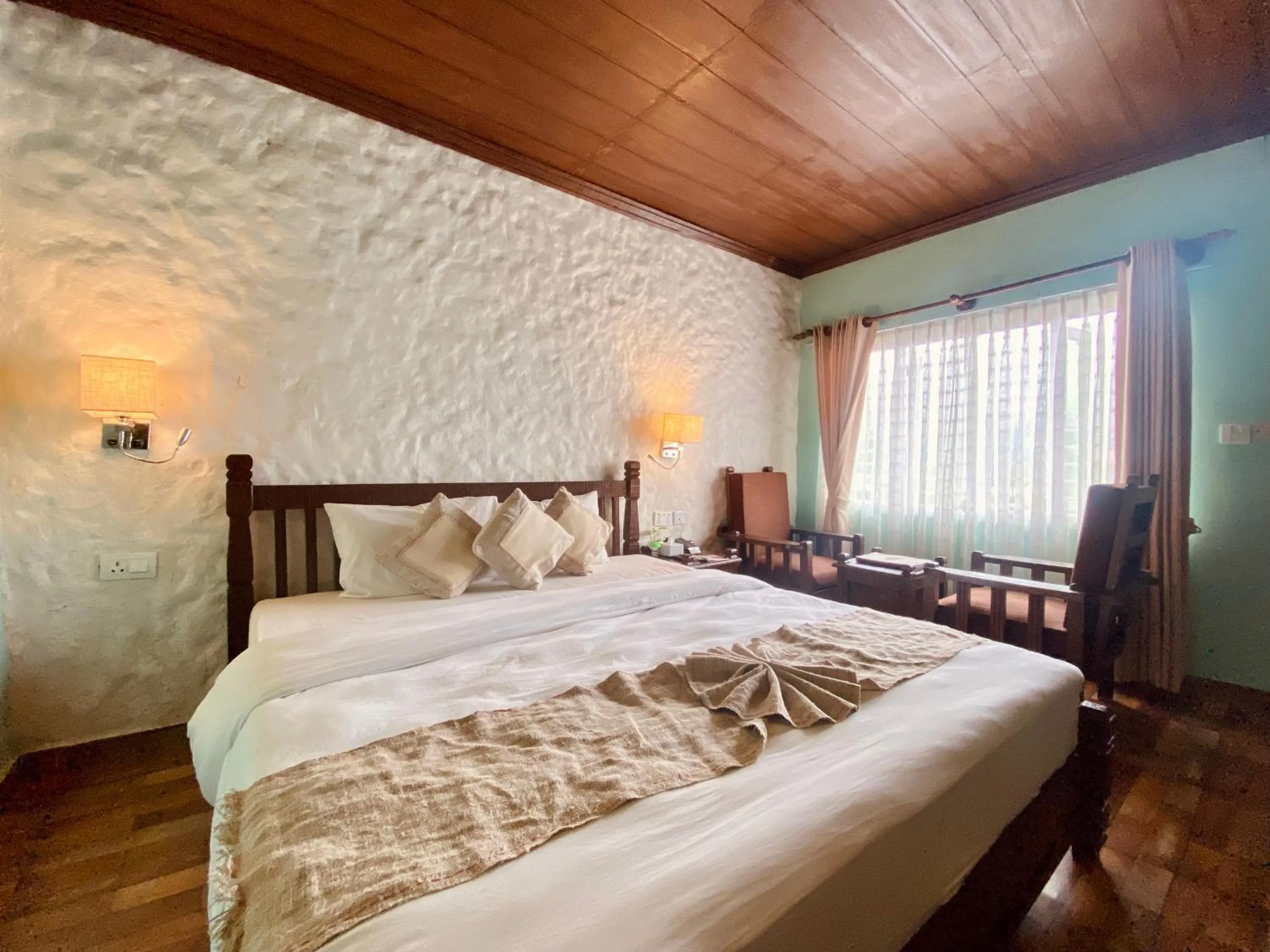 Bed in The Culture Resort