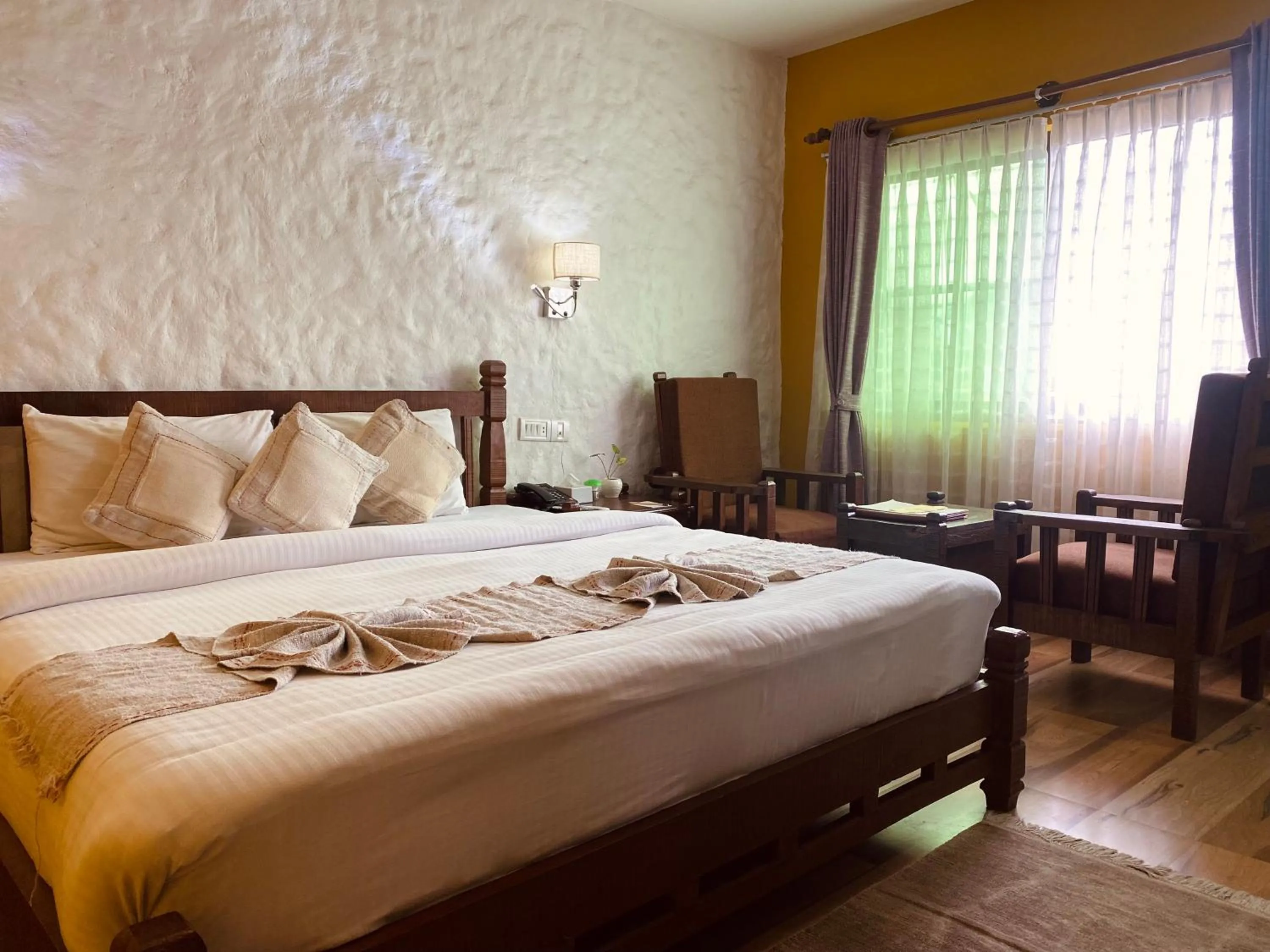 Bed in The Culture Resort