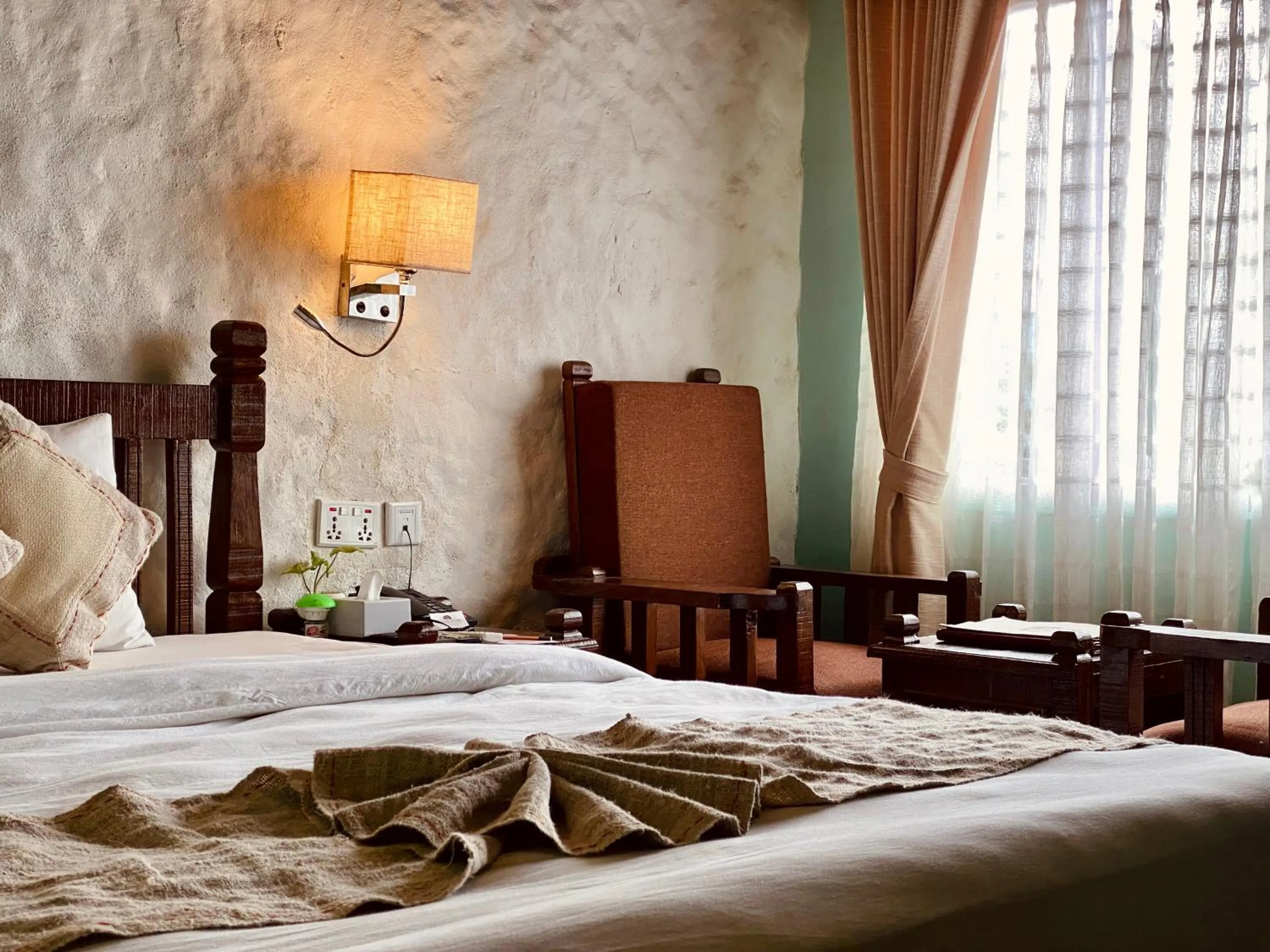 Bed in The Culture Resort