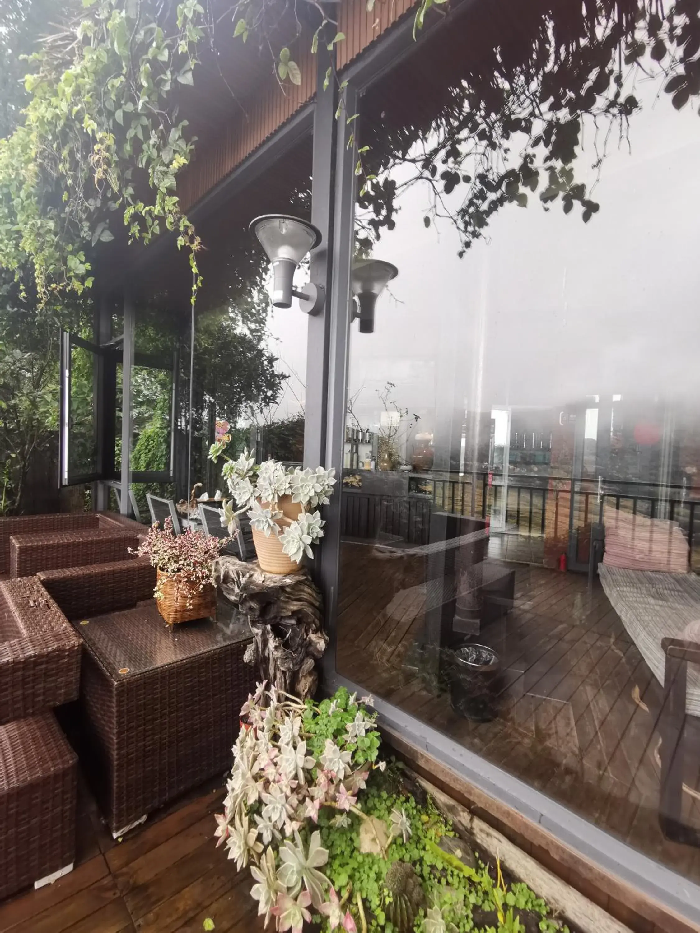 Inner courtyard view in Beyond The Cloud Inner courtyard view in Beyond The Cloud