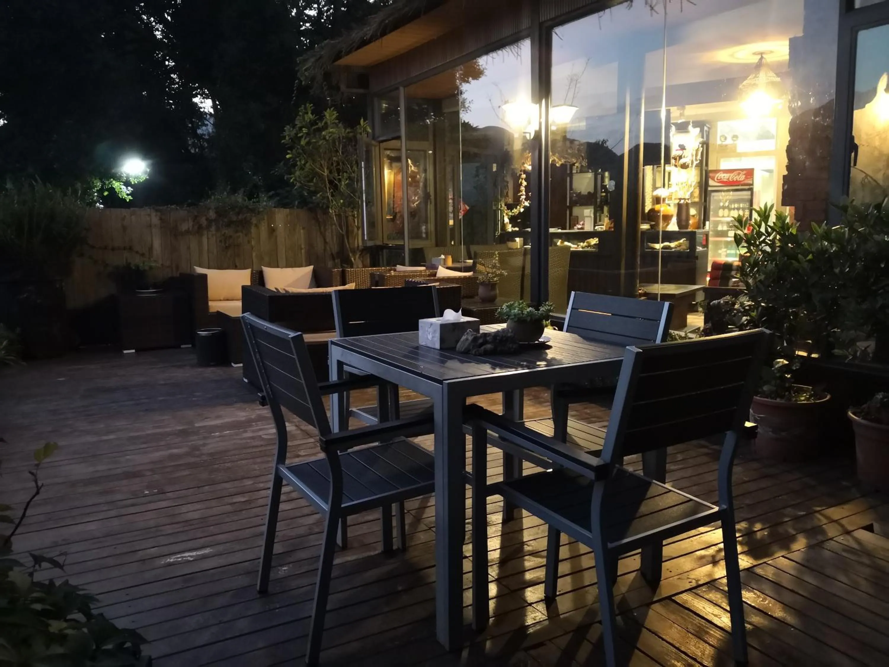 Inner courtyard view in Beyond The Cloud