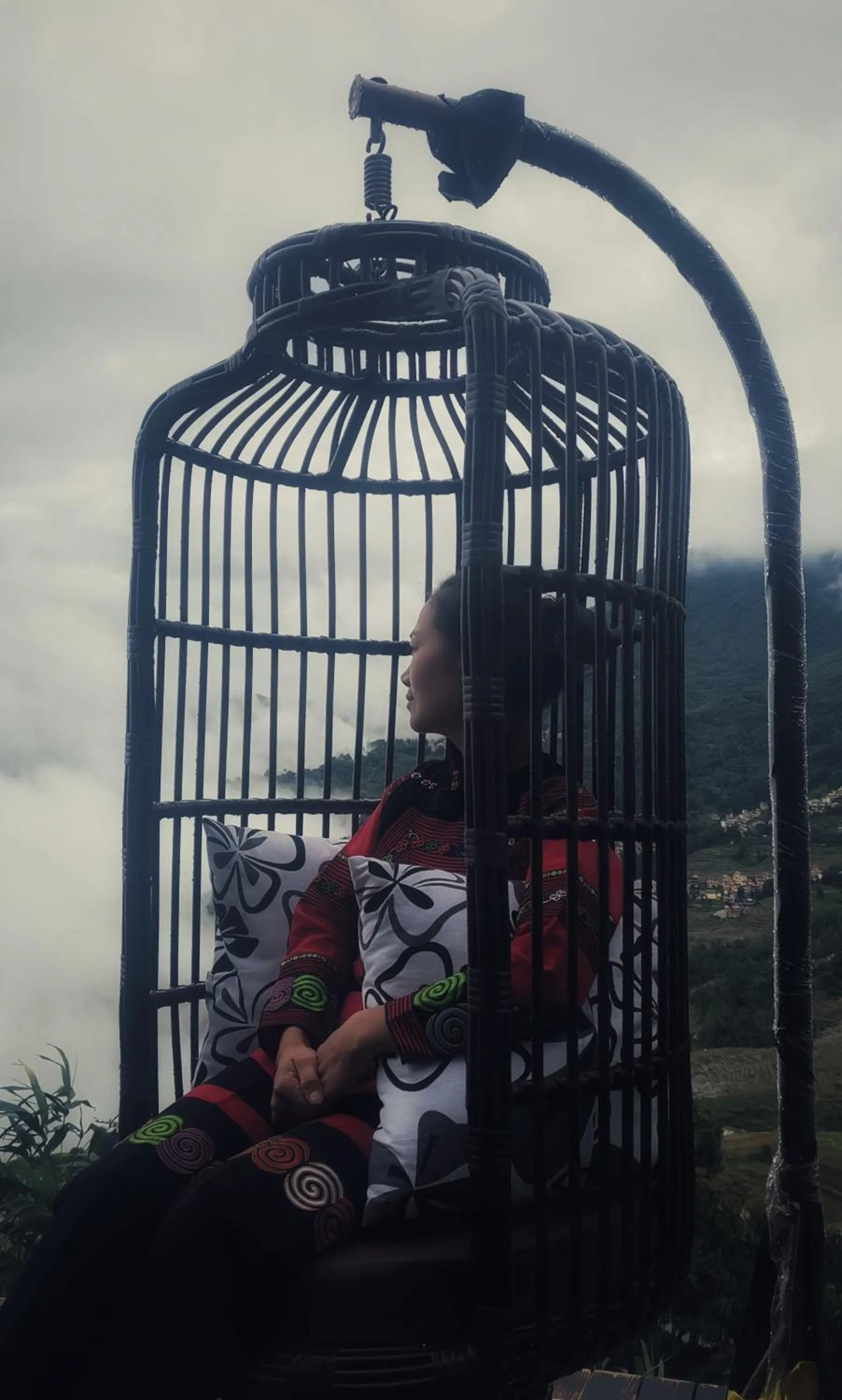 Inner courtyard view in Beyond The Cloud