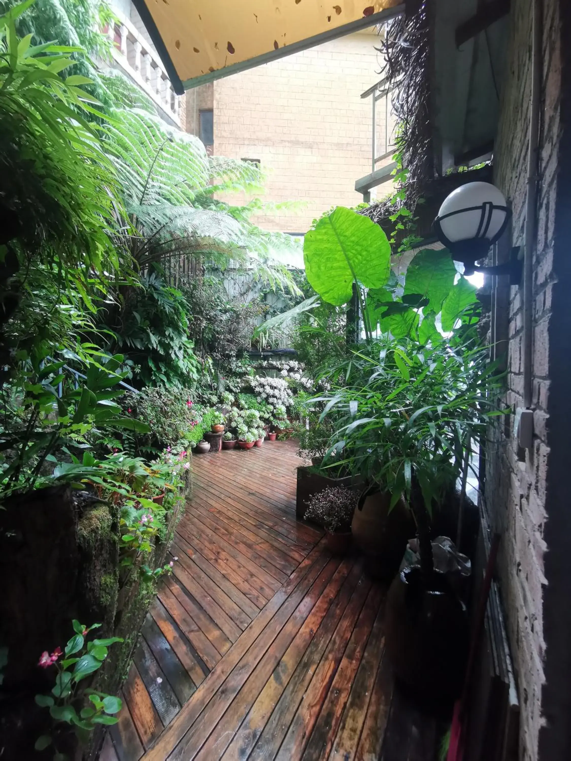 Inner courtyard view in Beyond The Cloud Inner courtyard view in Beyond The Cloud