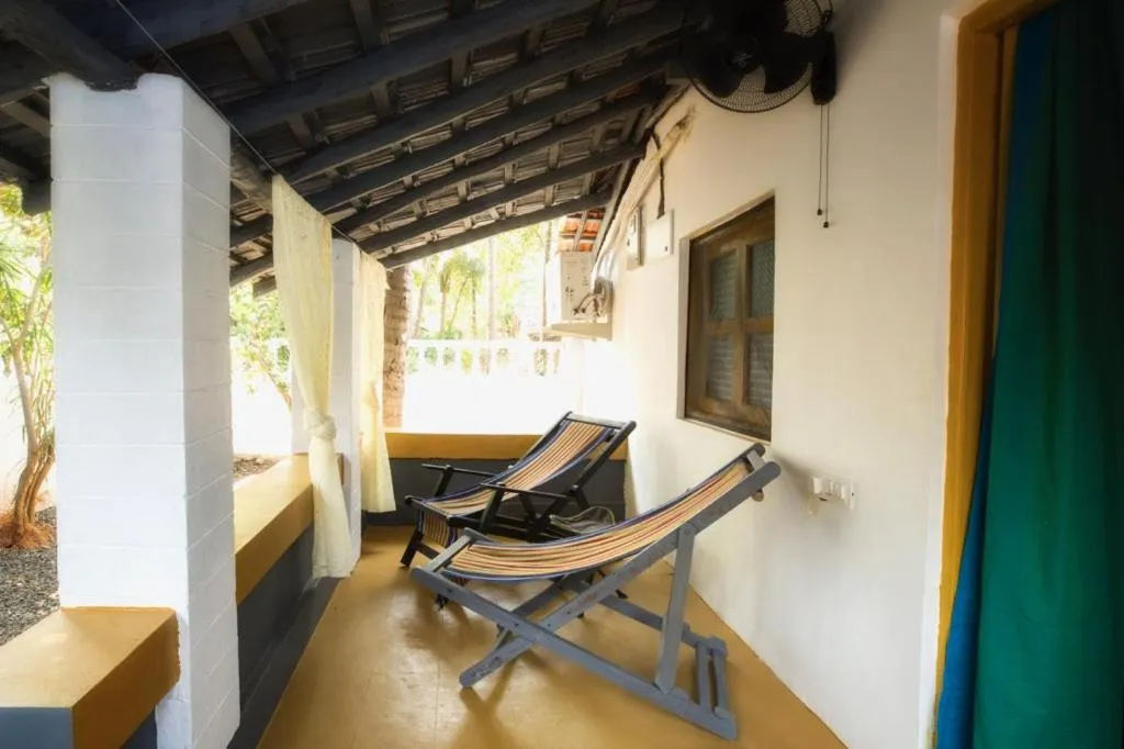 Patio in Craft Hostels