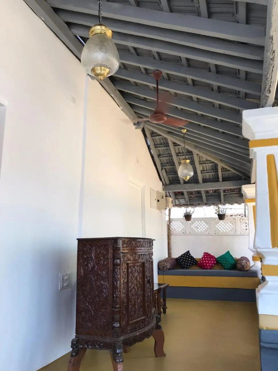 Patio, Bed in Craft Hostels