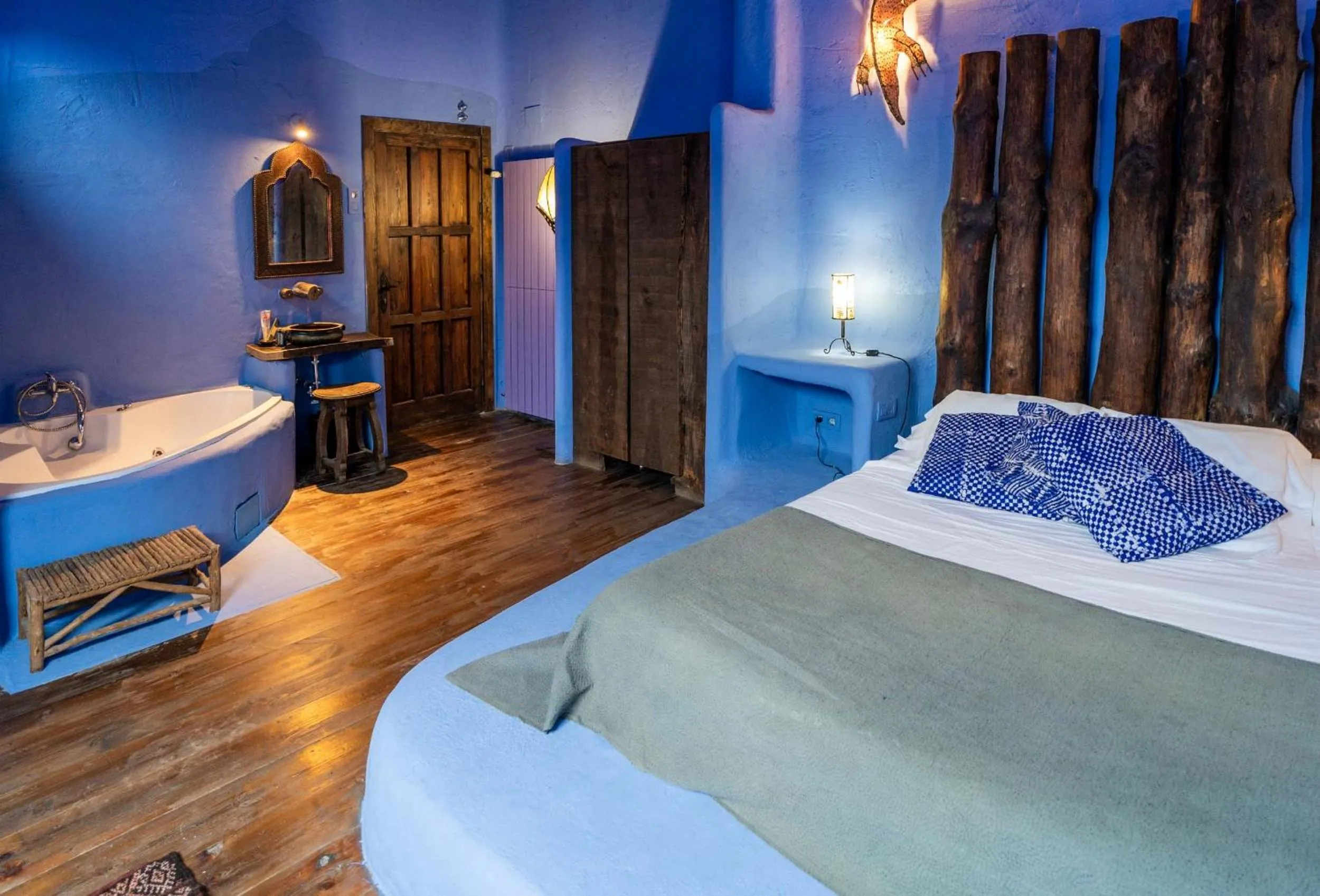 Bed in Hotel Alma de Romero