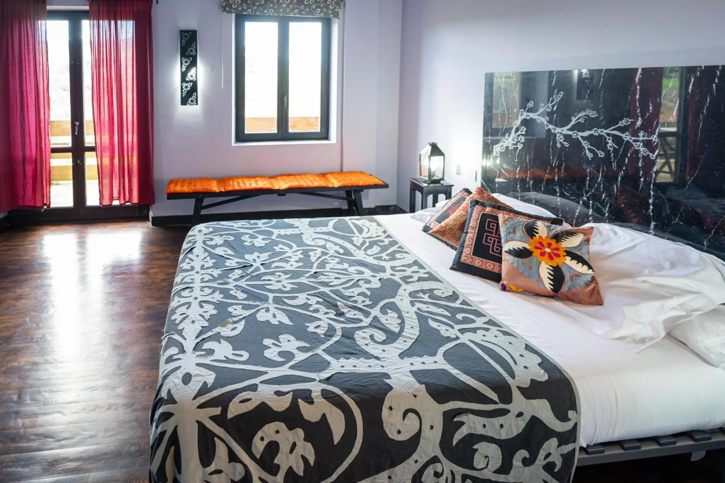 Bed in Hotel Alma de Romero