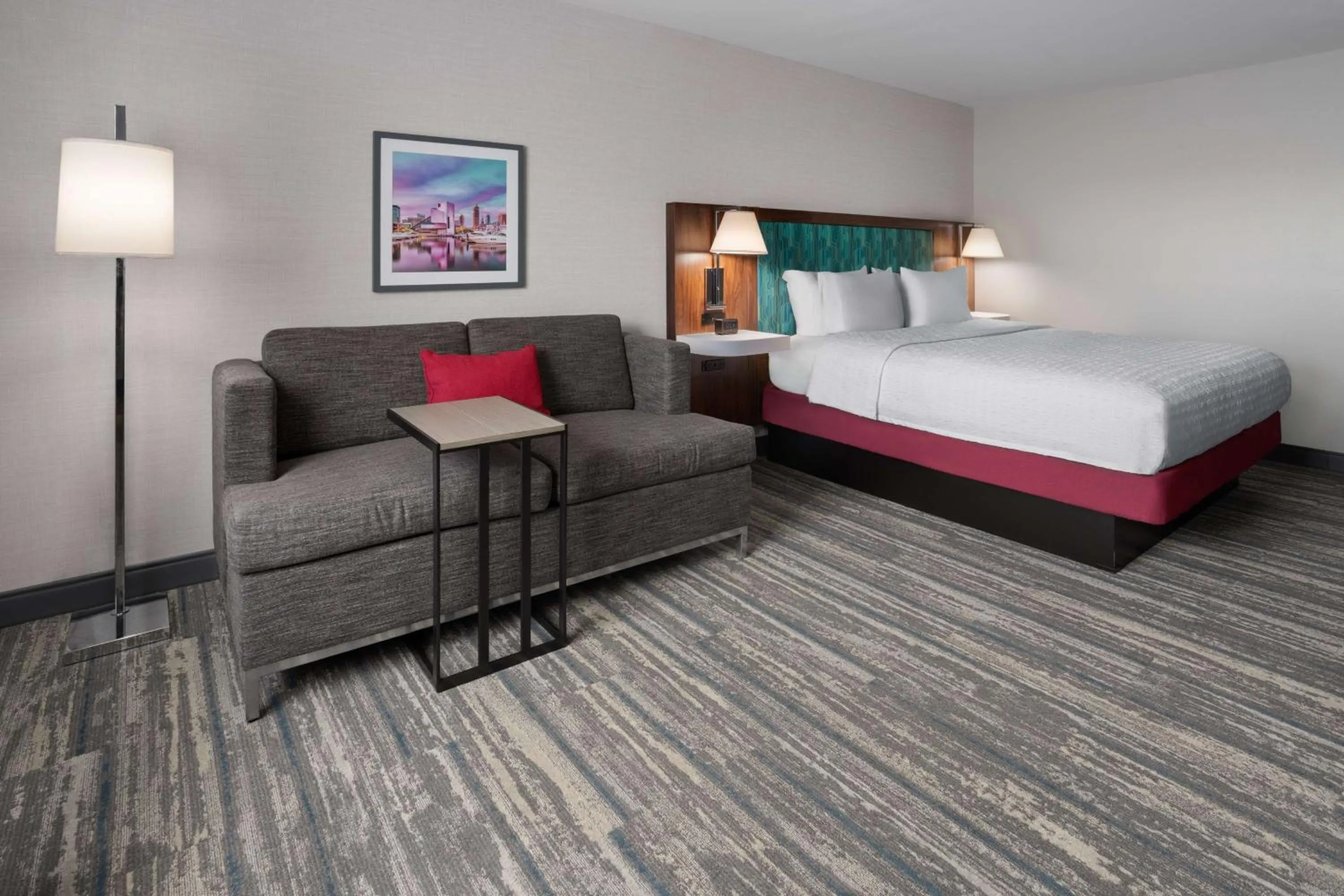 Bed in Hampton Inn Cleveland-Airport/Tiedeman Road