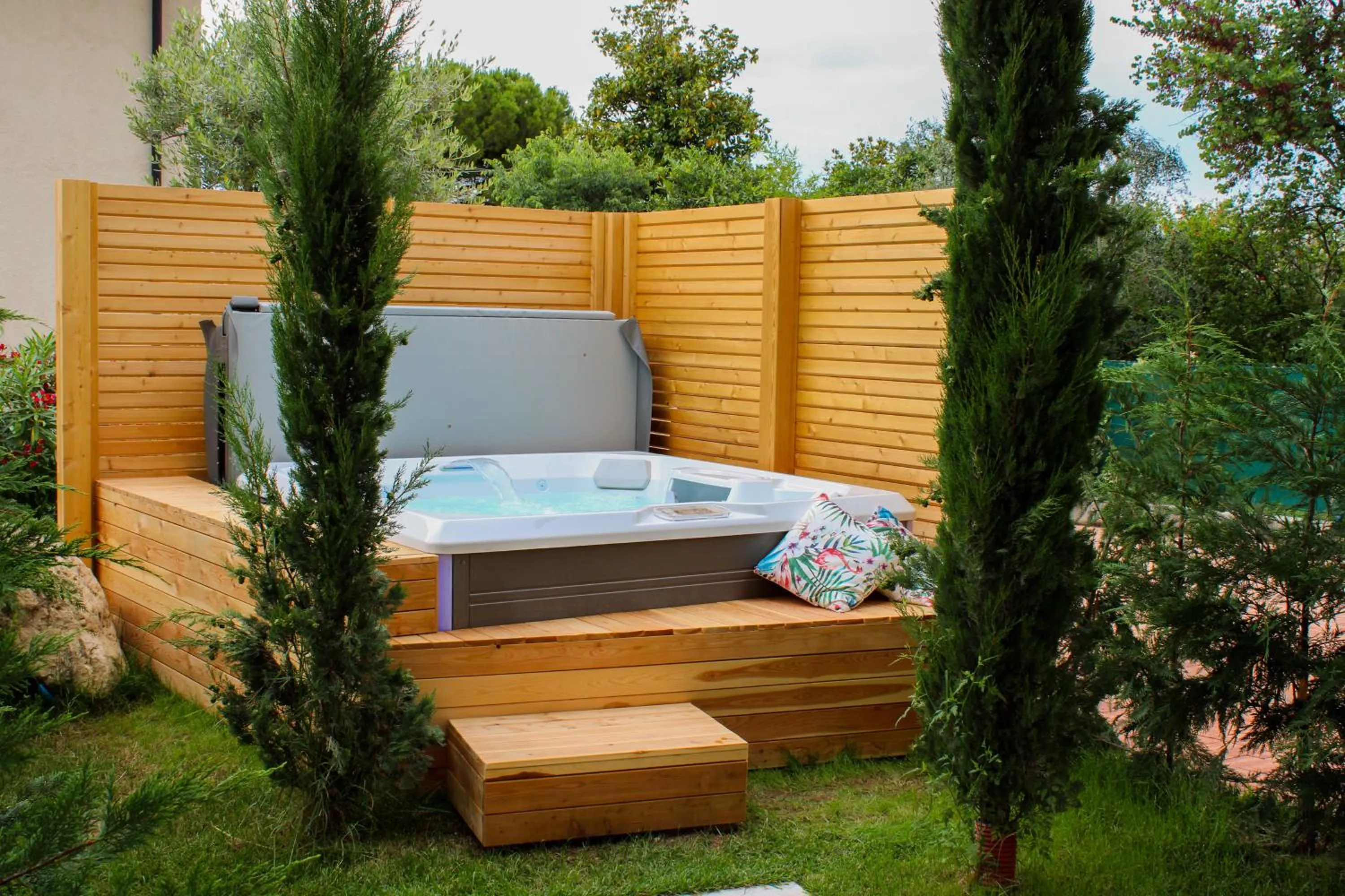 Garden in B&B Villa Pelèr