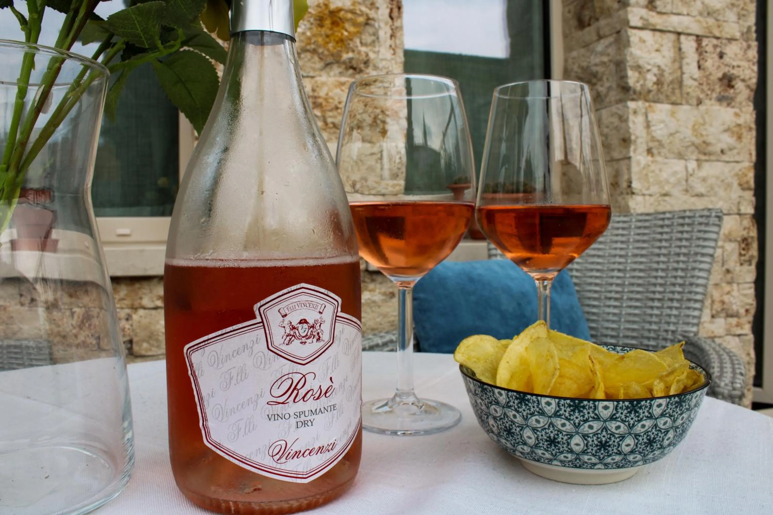 Decorative detail in B&B Villa Pelèr