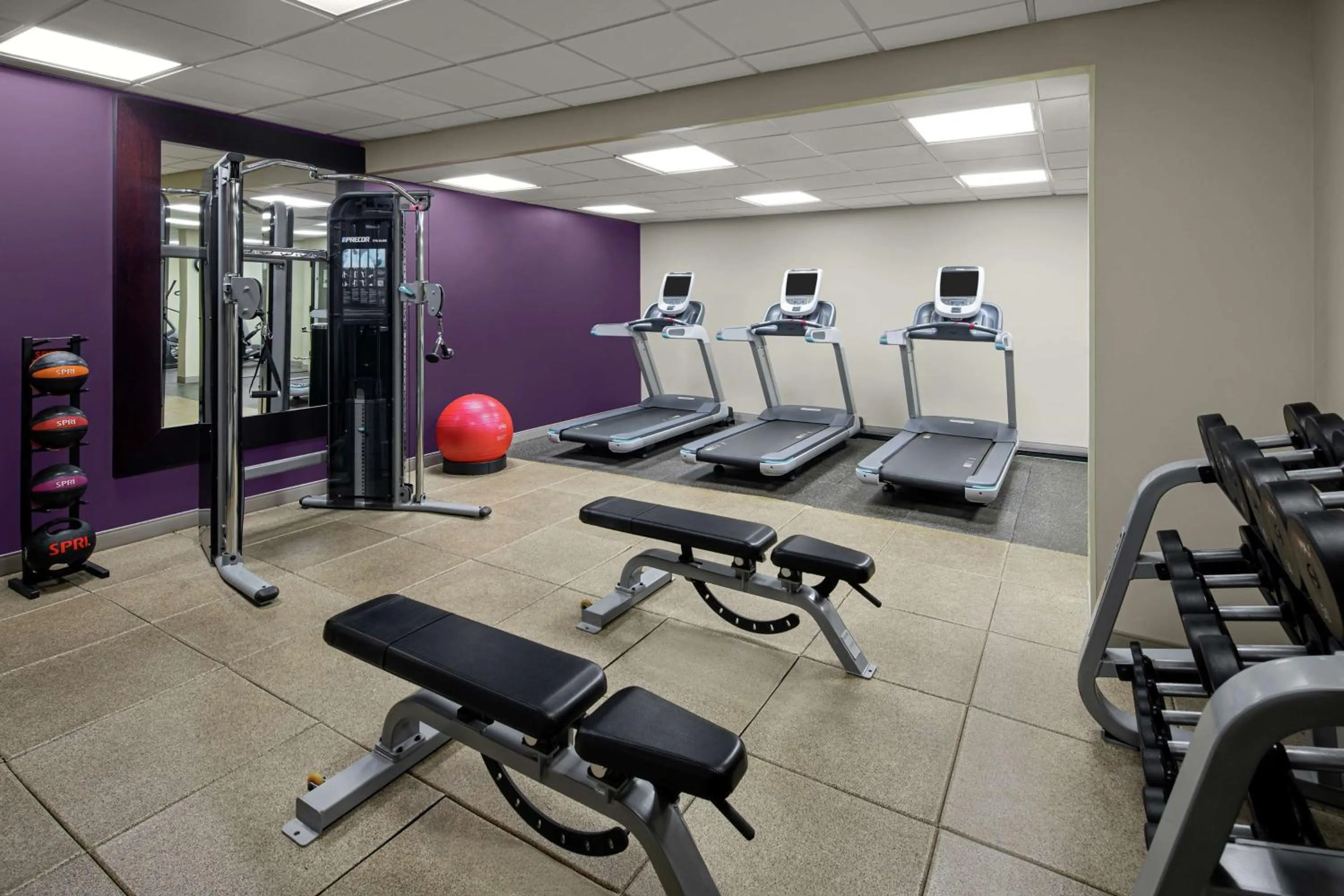 Fitness centre/facilities in DoubleTree Suites by Hilton Charlotte/SouthPark
