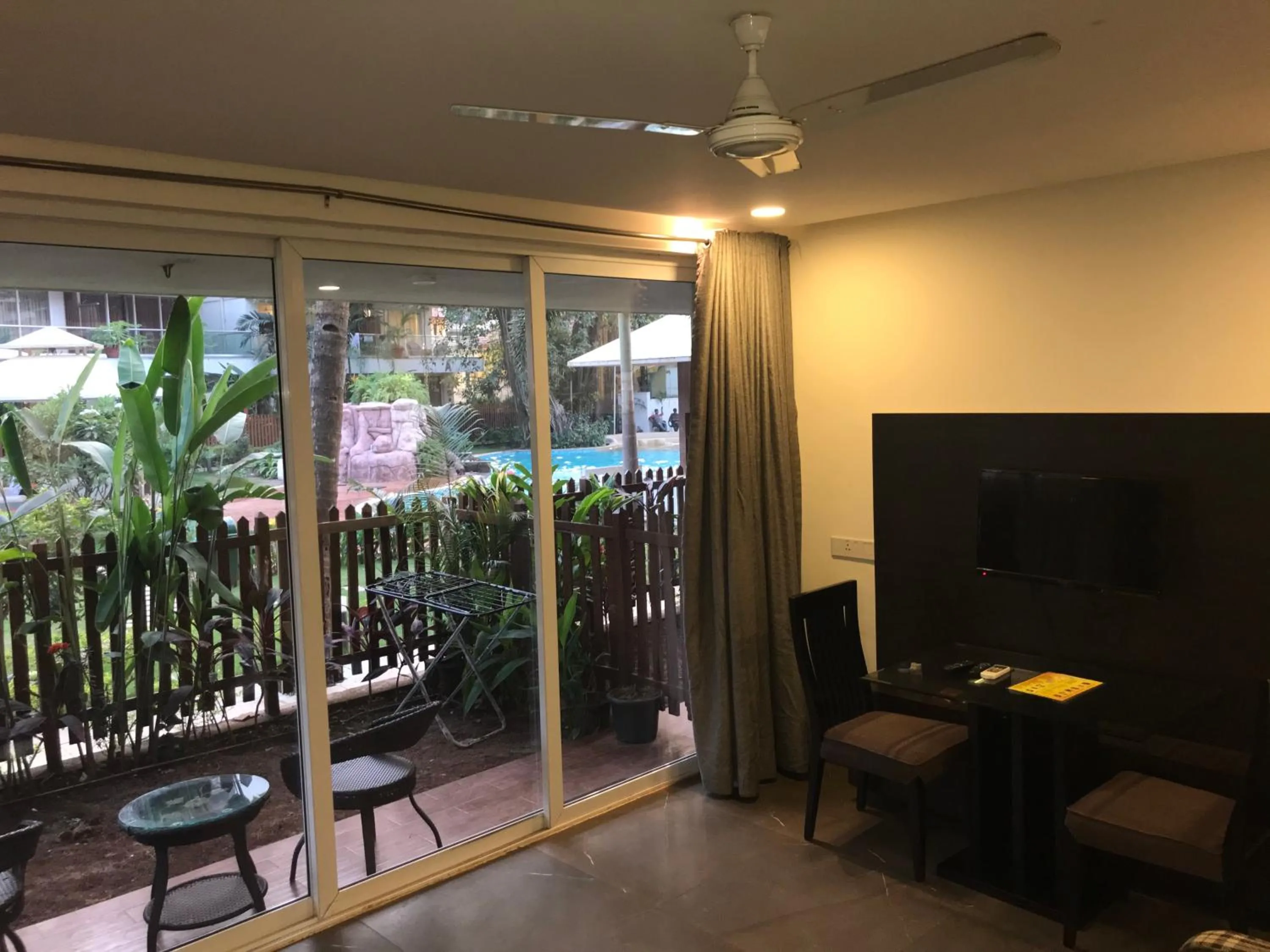 Balcony/Terrace in The Eternal Wave by Krish Retreat