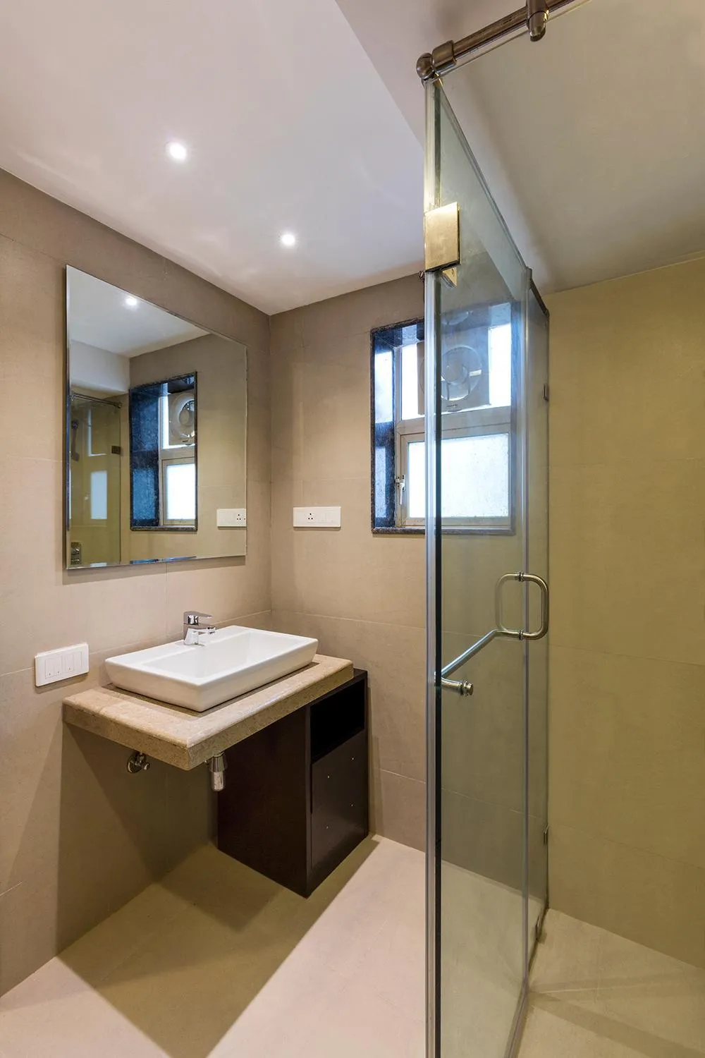 Bathroom in The Eternal Wave by Krish Retreat