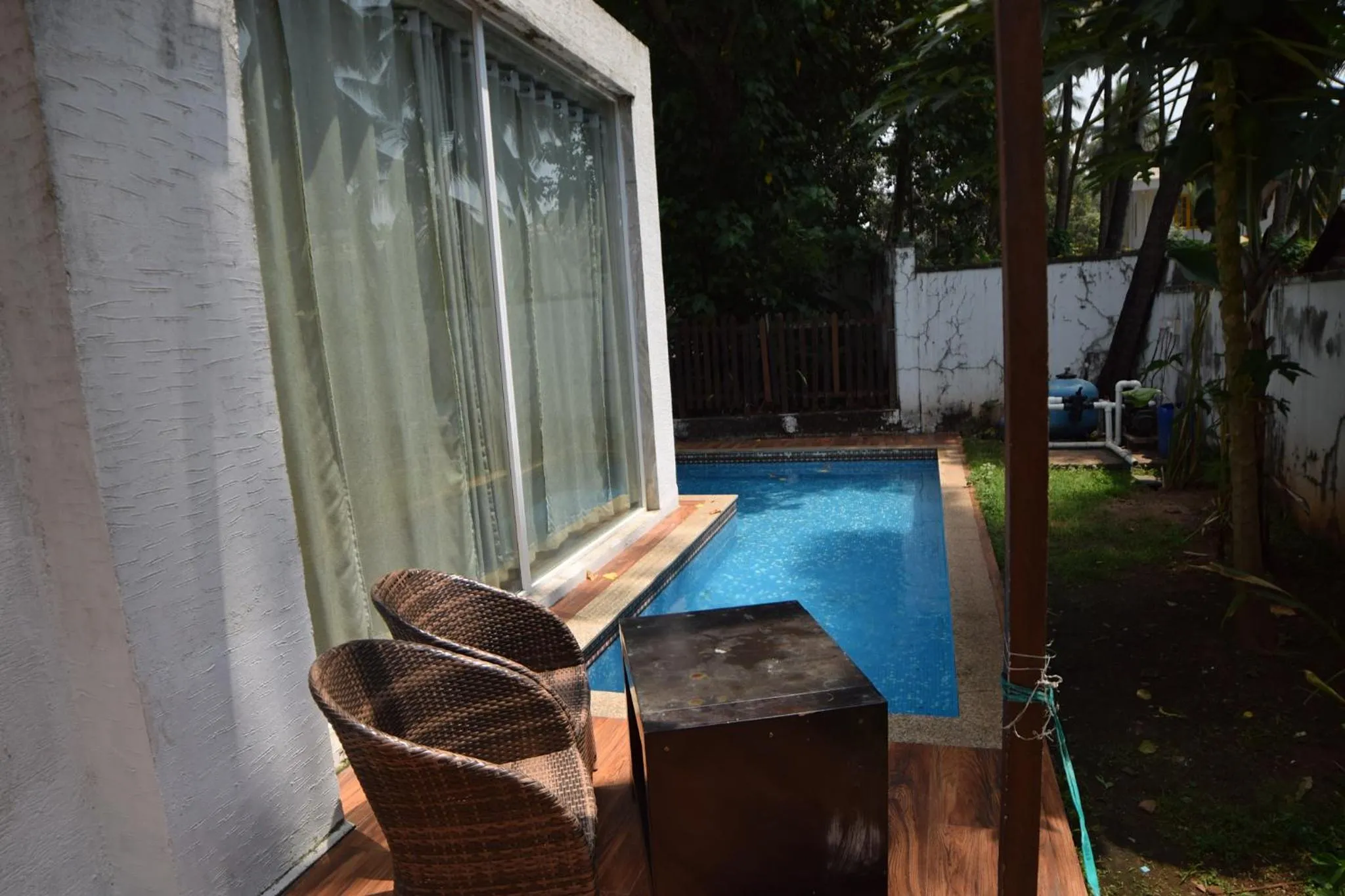Pool view in The Eternal Wave by Krish Retreat