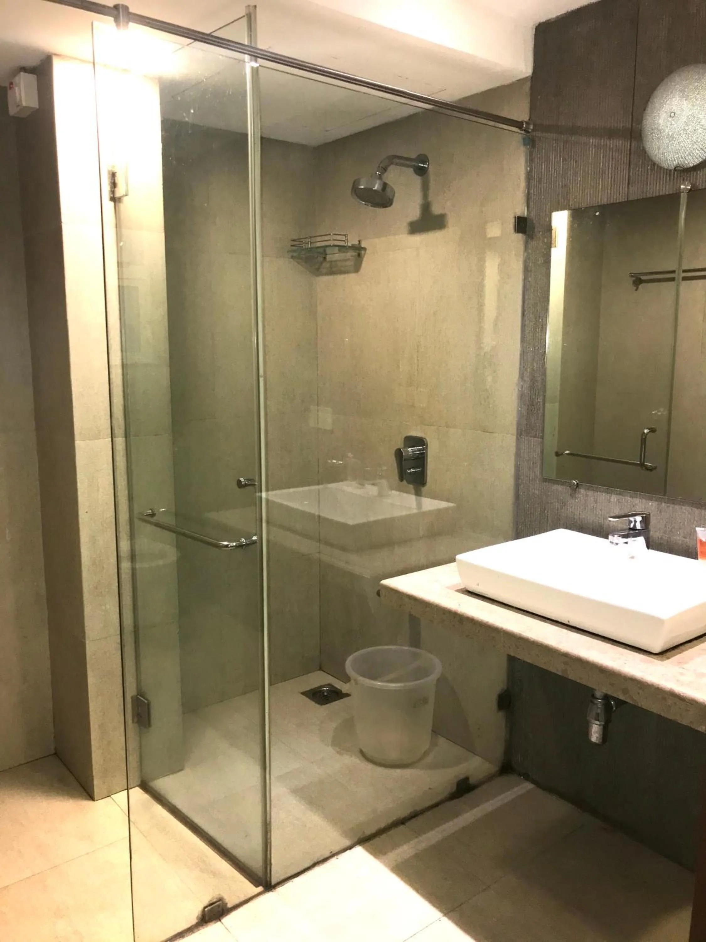 Bathroom in The Eternal Wave by Krish Retreat