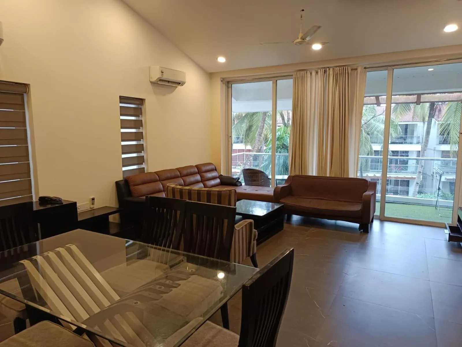 Seating area in The Eternal Wave by Krish Retreat
