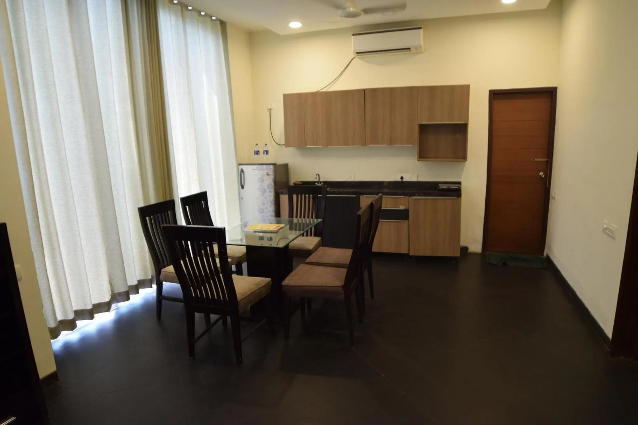 Dining area in The Eternal Wave by Krish Retreat
