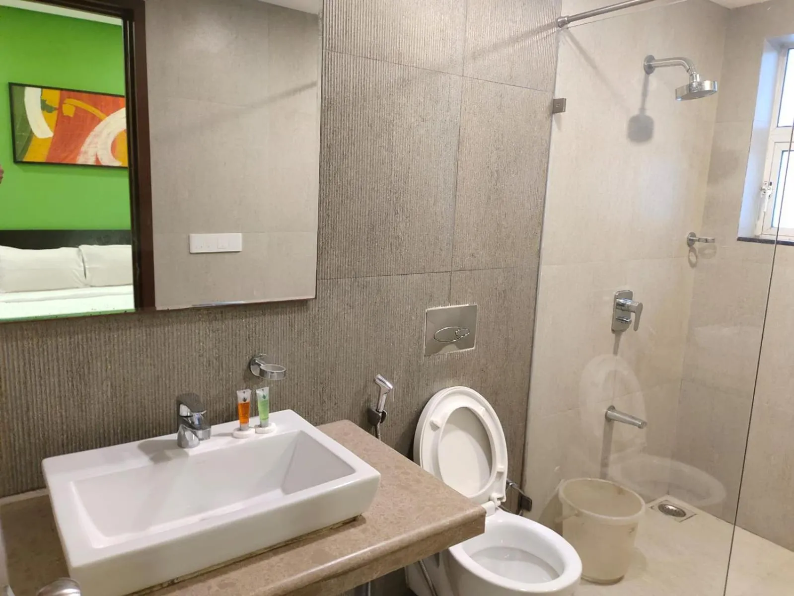 Bathroom in The Eternal Wave by Krish Retreat