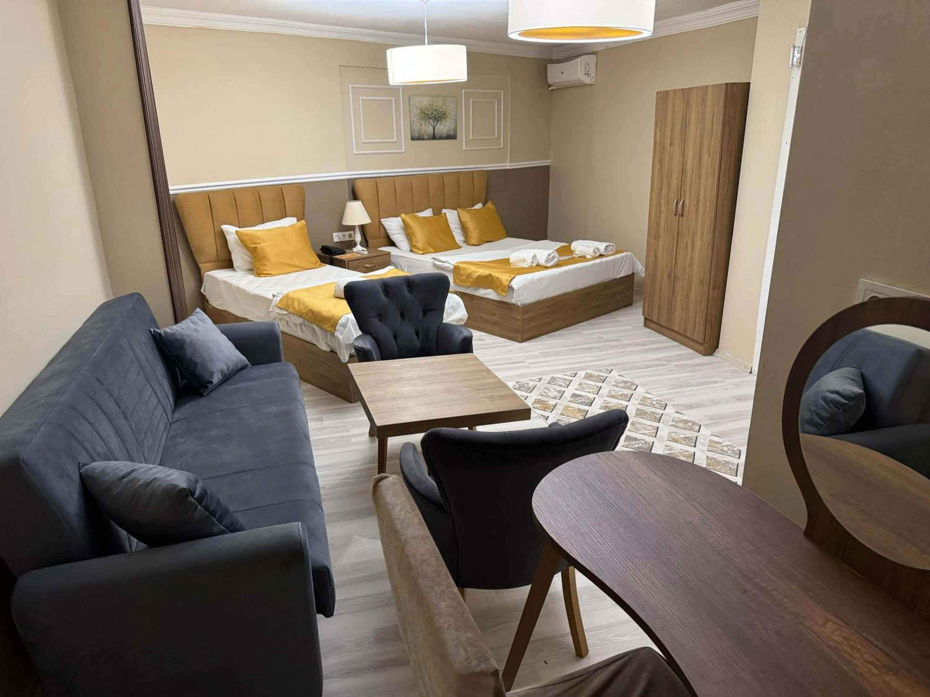 Bed in NEW BEYLERBEYİ HOTEL