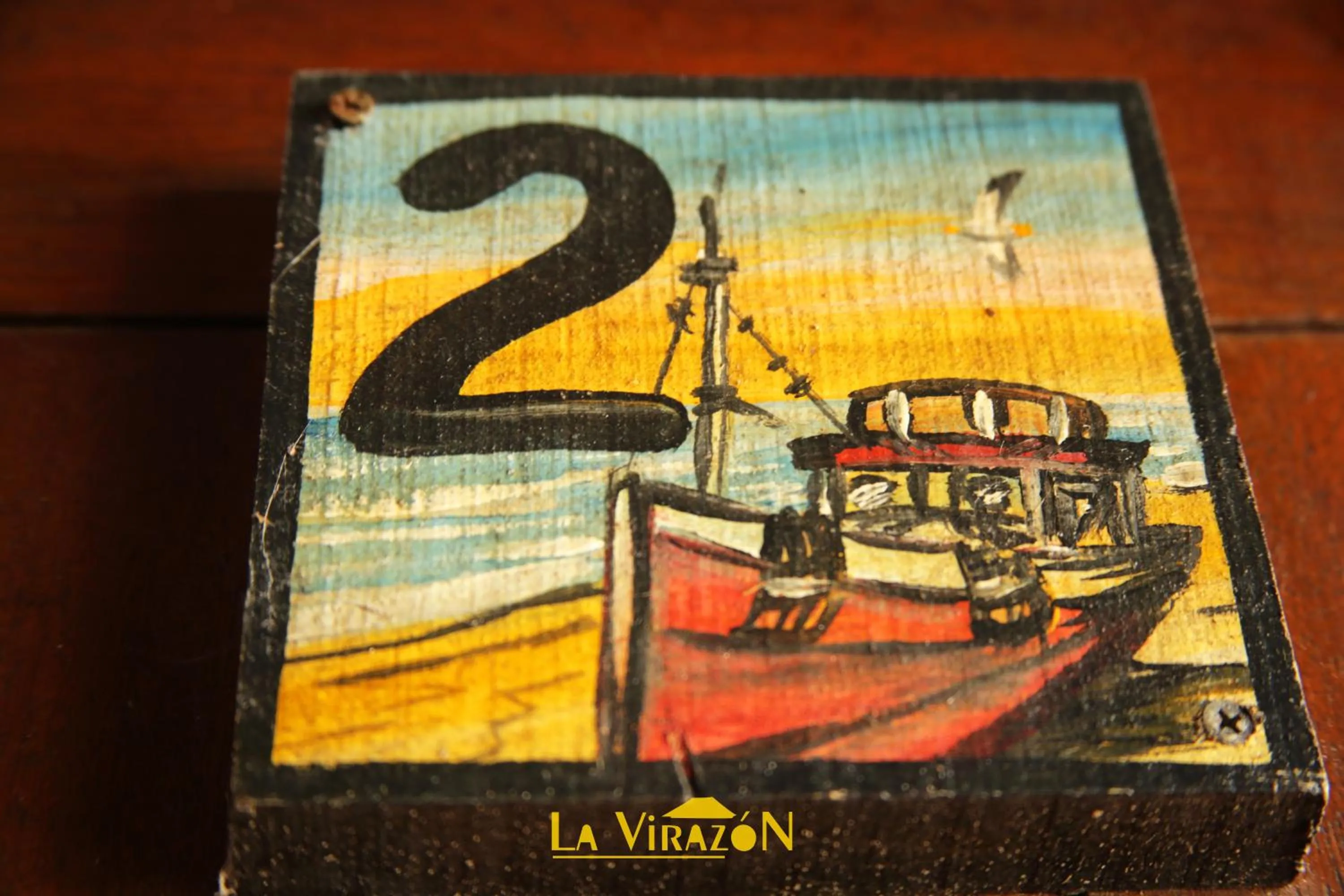 Decorative detail in Hostal La Virazón