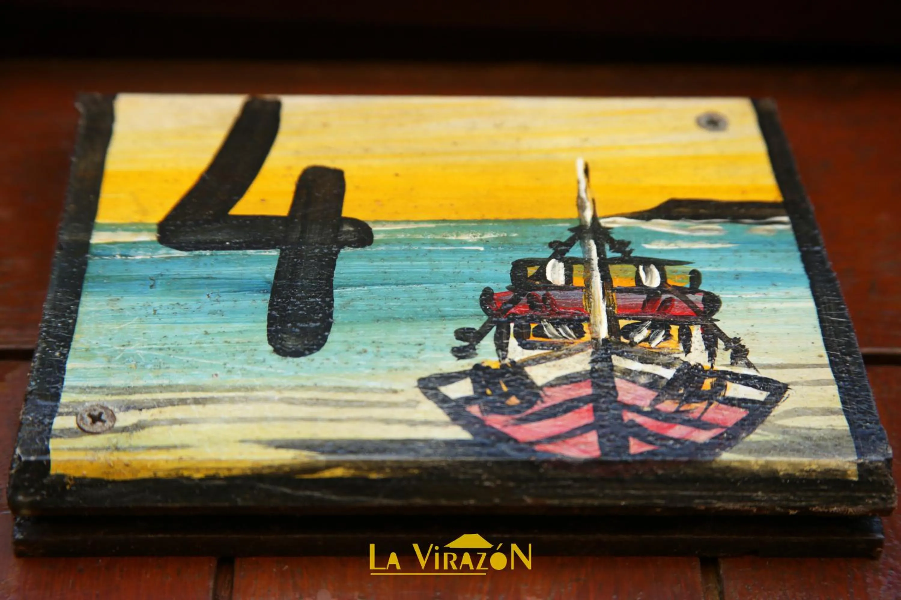 Decorative detail in Hostal La Virazón