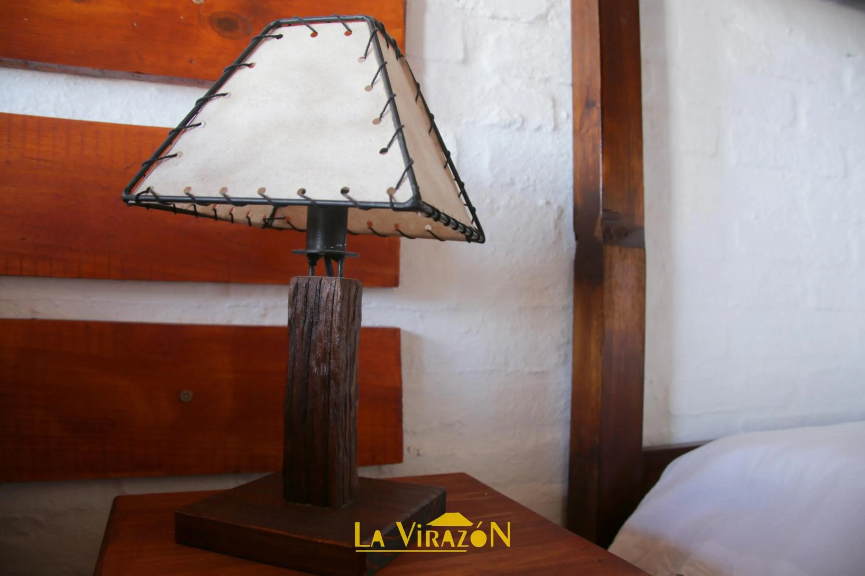 Decorative detail, Bed in Hostal La Virazón