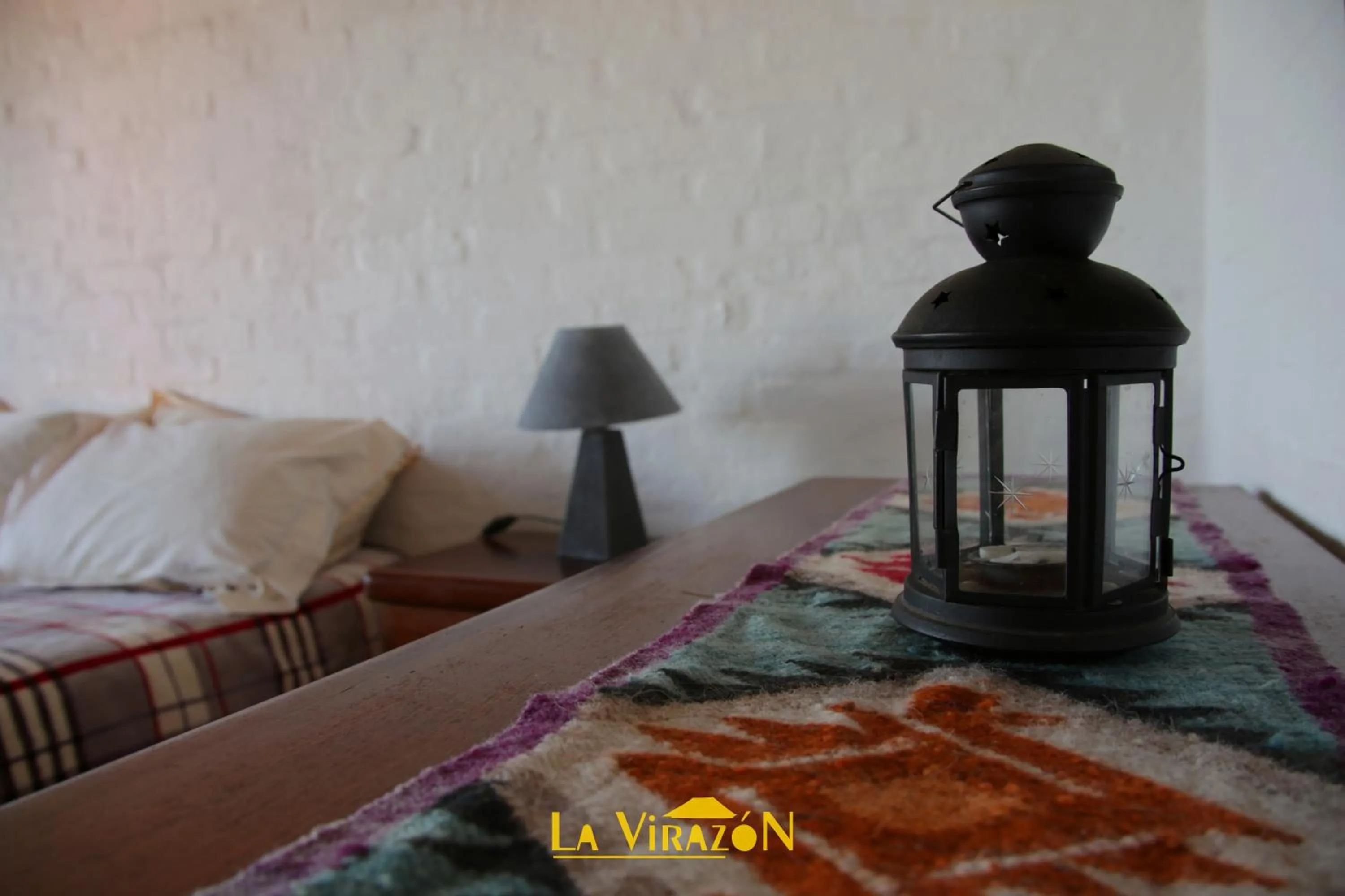 Decorative detail, Bed in Hostal La Virazón