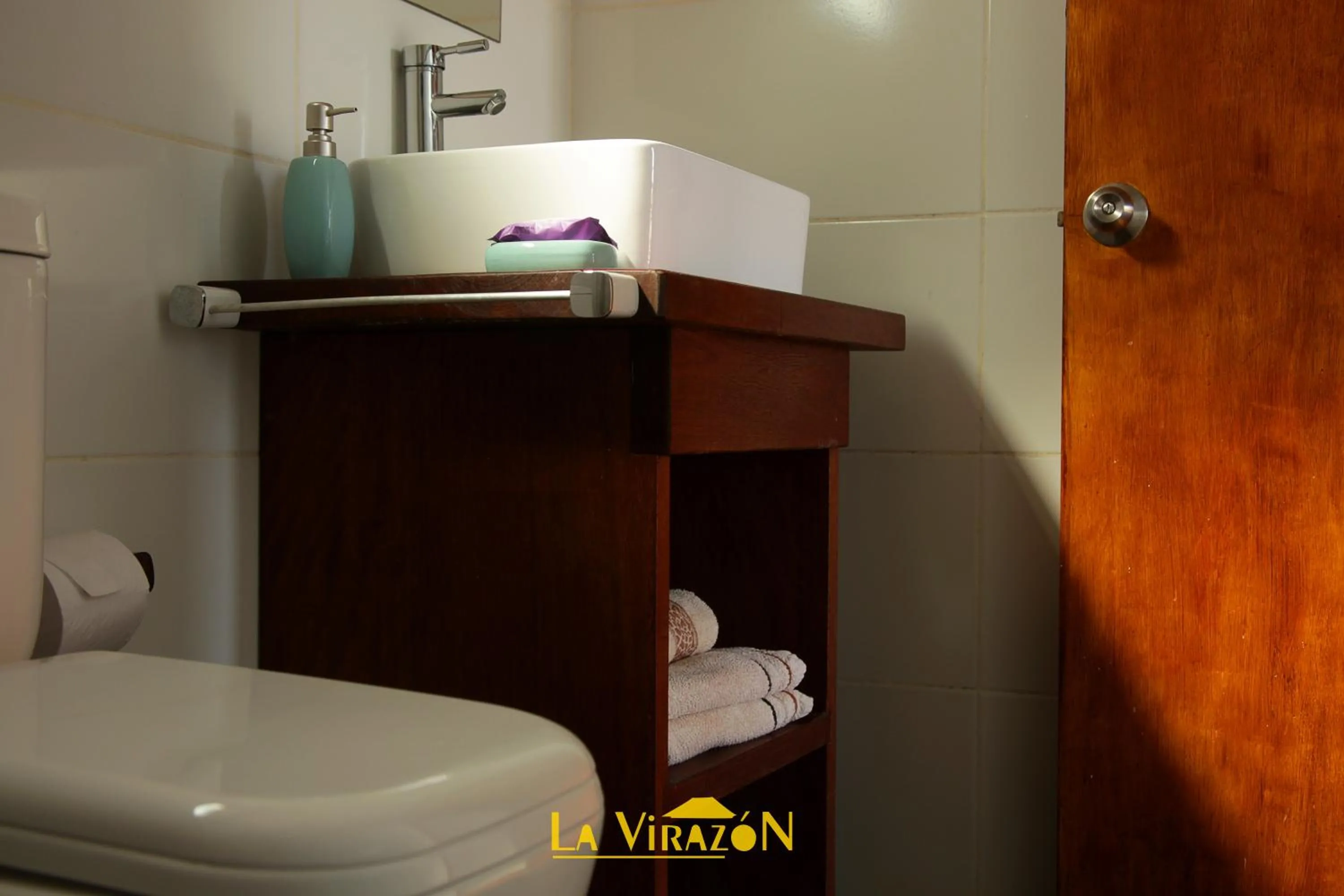 Bathroom in Hostal La Virazón